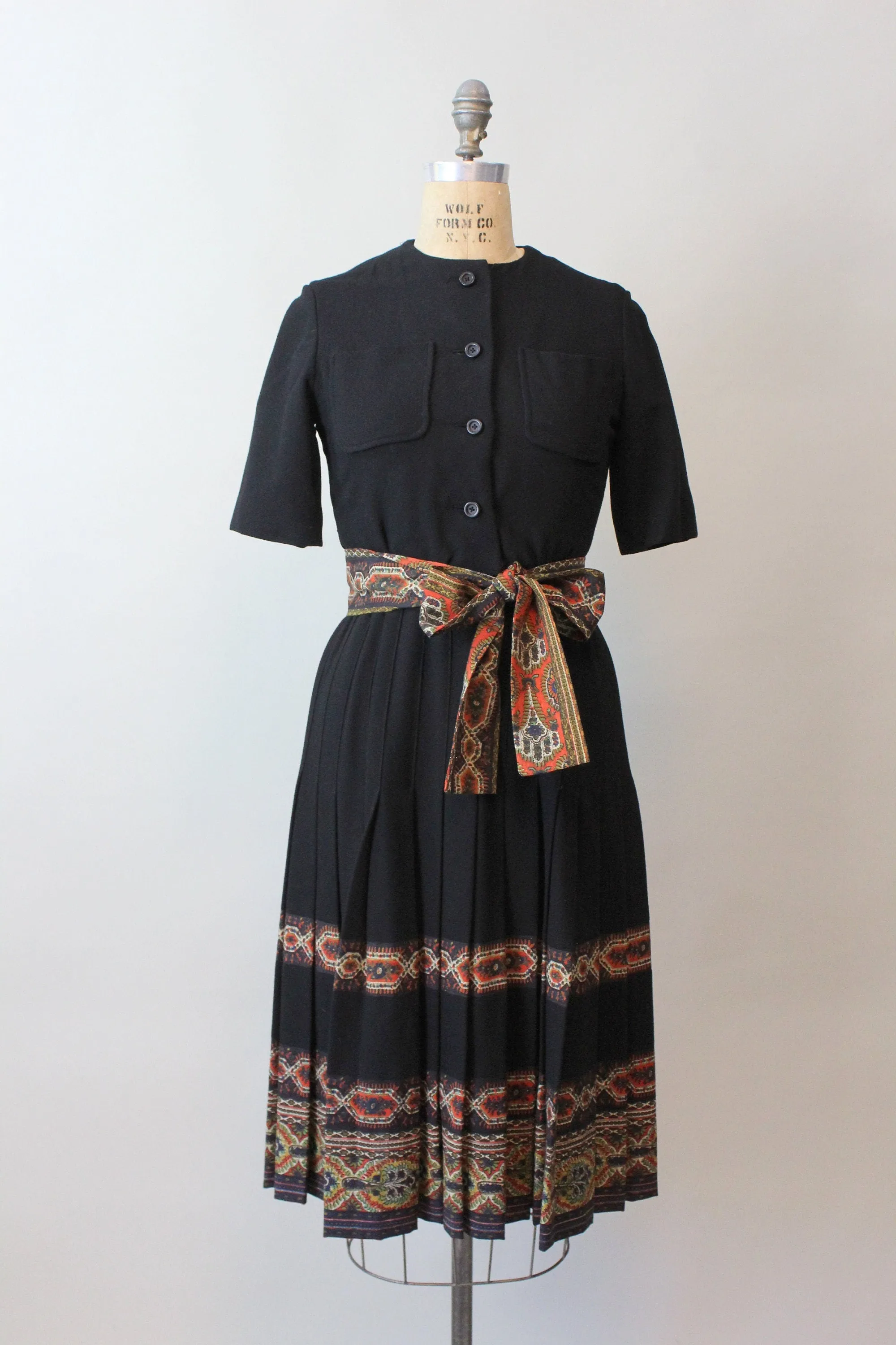 1970s documented OSCAR de LA RENTA dress small | new fall