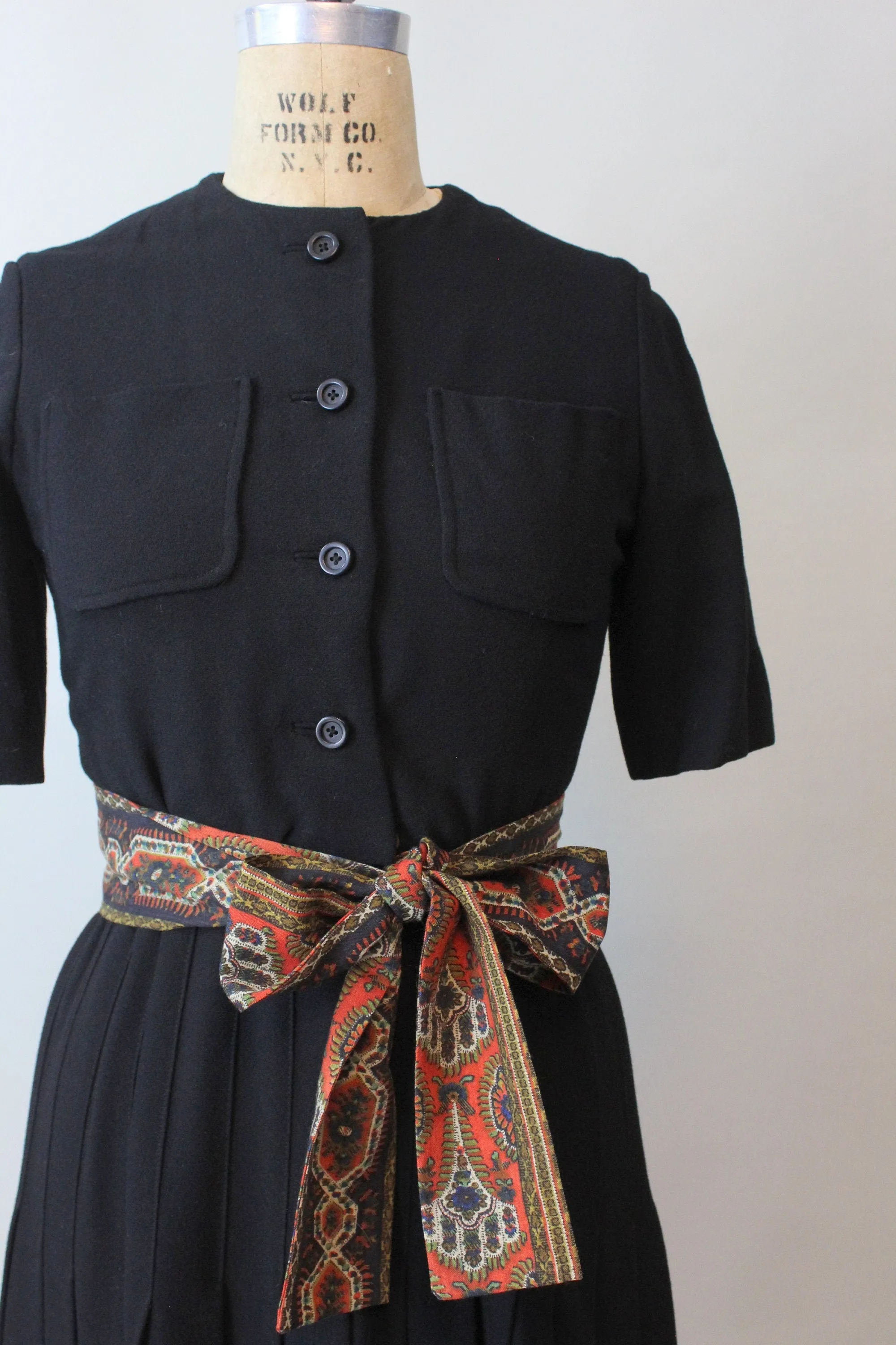 1970s documented OSCAR de LA RENTA dress small | new fall