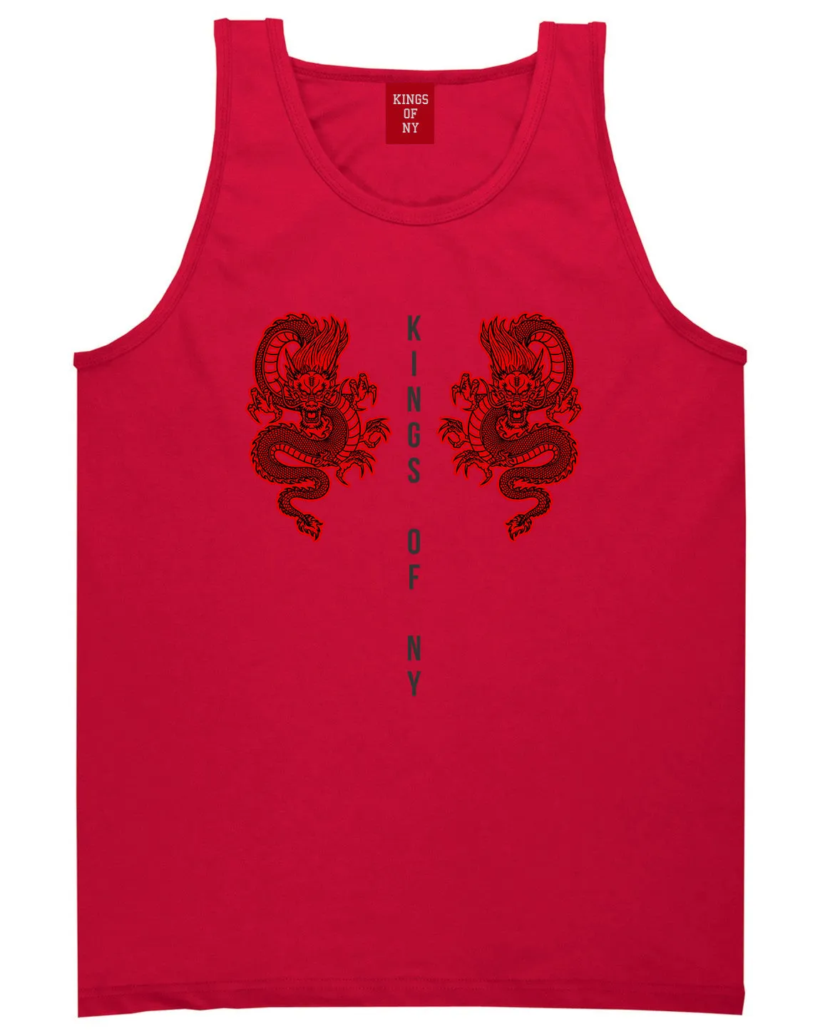 2 Chinese Dragon Tank Top Shirt