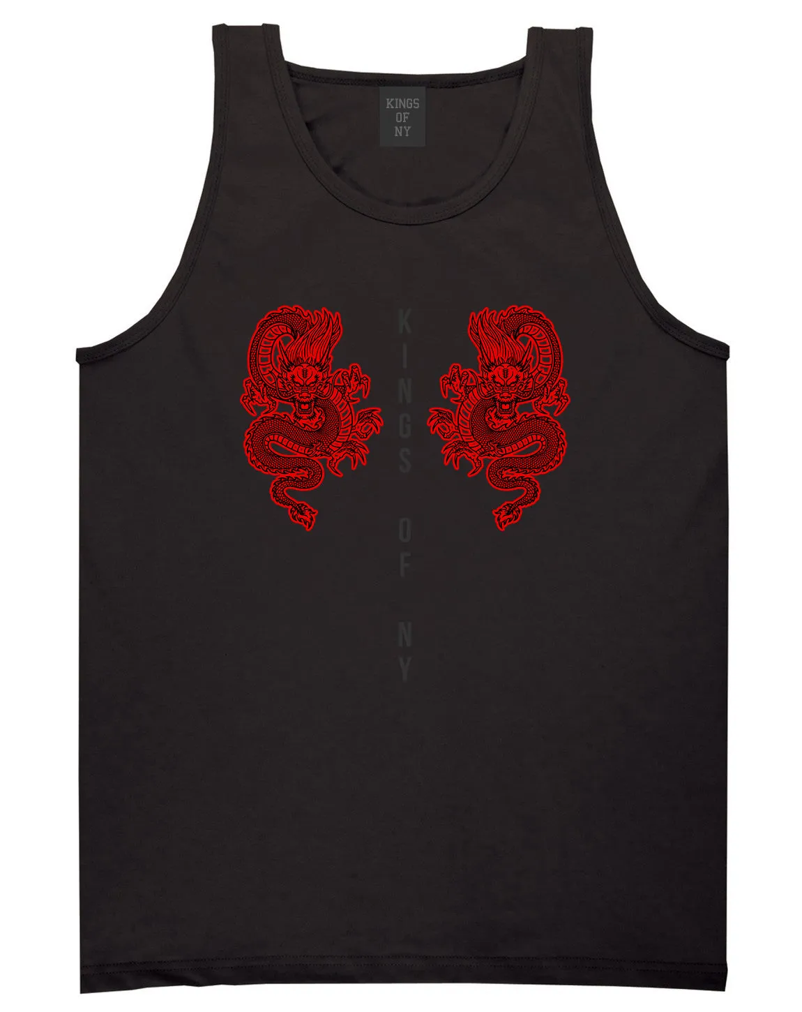 2 Chinese Dragon Tank Top Shirt