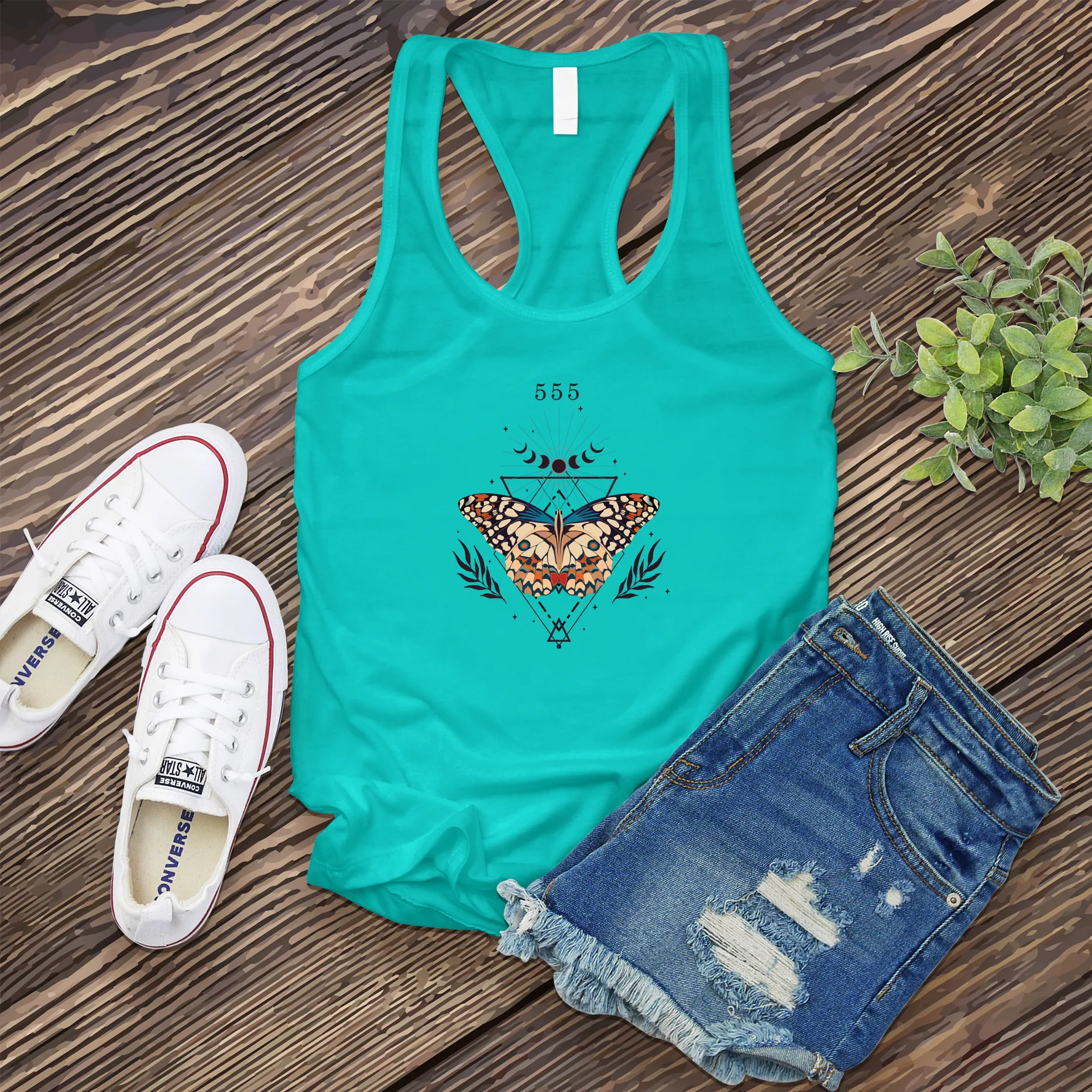 555 Butterfly Women's Tank Top