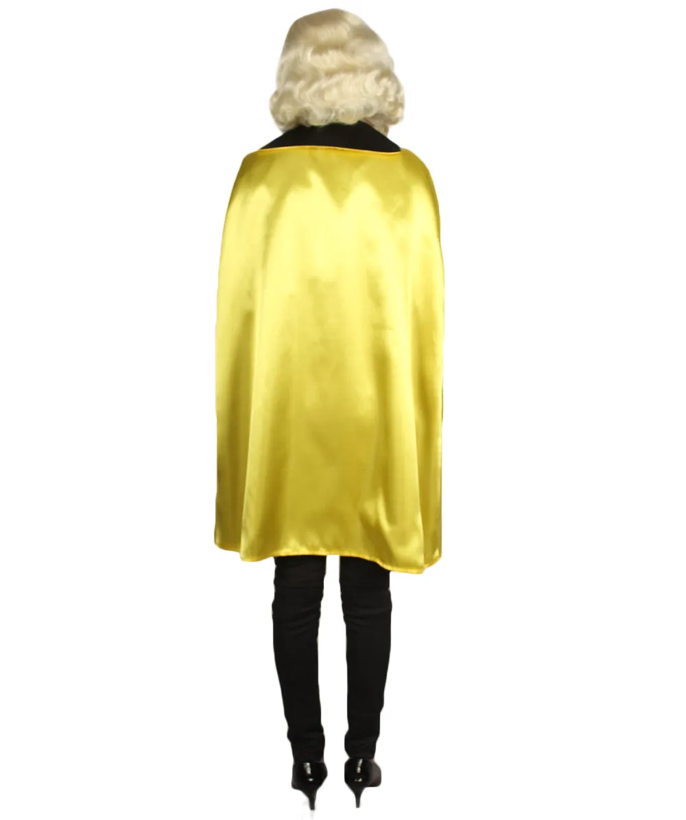 Adult Women's Reversible Vampire Cape Costume | Multiple Color Option Halloween Costume