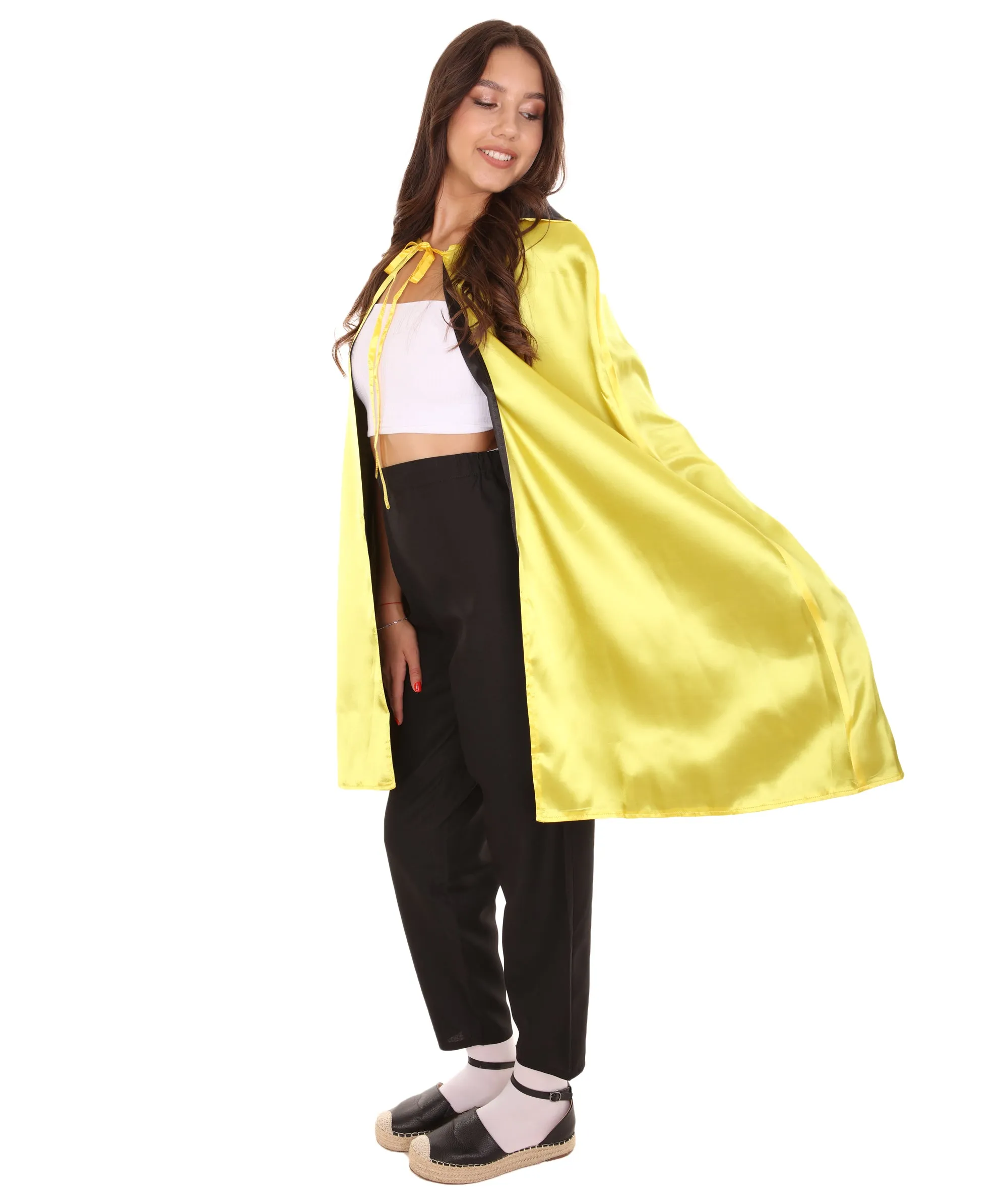 Adult Women's Reversible Vampire Cape Costume | Multiple Color Option Halloween Costume