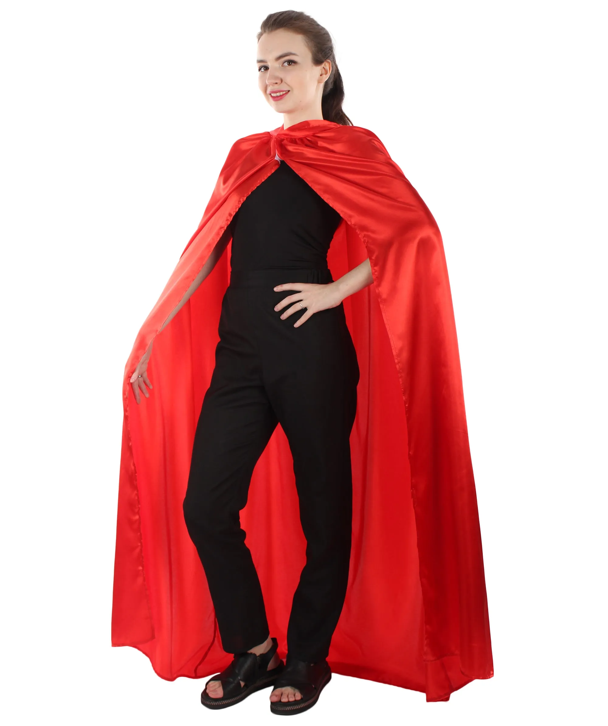 Adult Women's Reversible Vampire Cape Costume | Multiple Color Option Halloween Costume