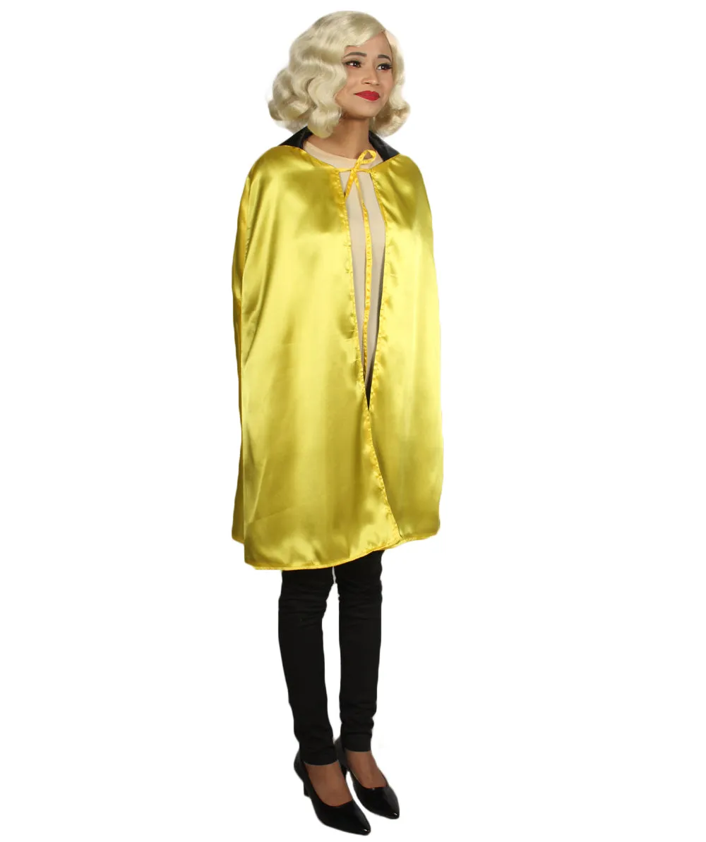 Adult Women's Reversible Vampire Cape Costume | Multiple Color Option Halloween Costume