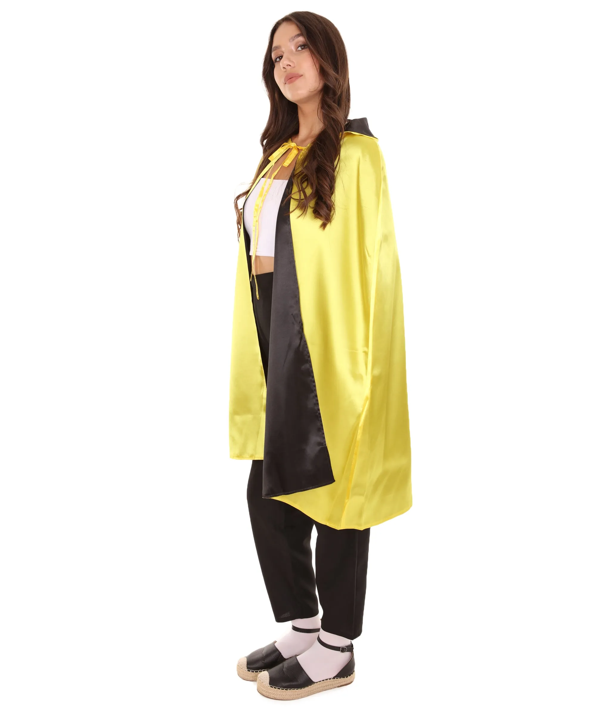 Adult Women's Reversible Vampire Cape Costume | Multiple Color Option Halloween Costume