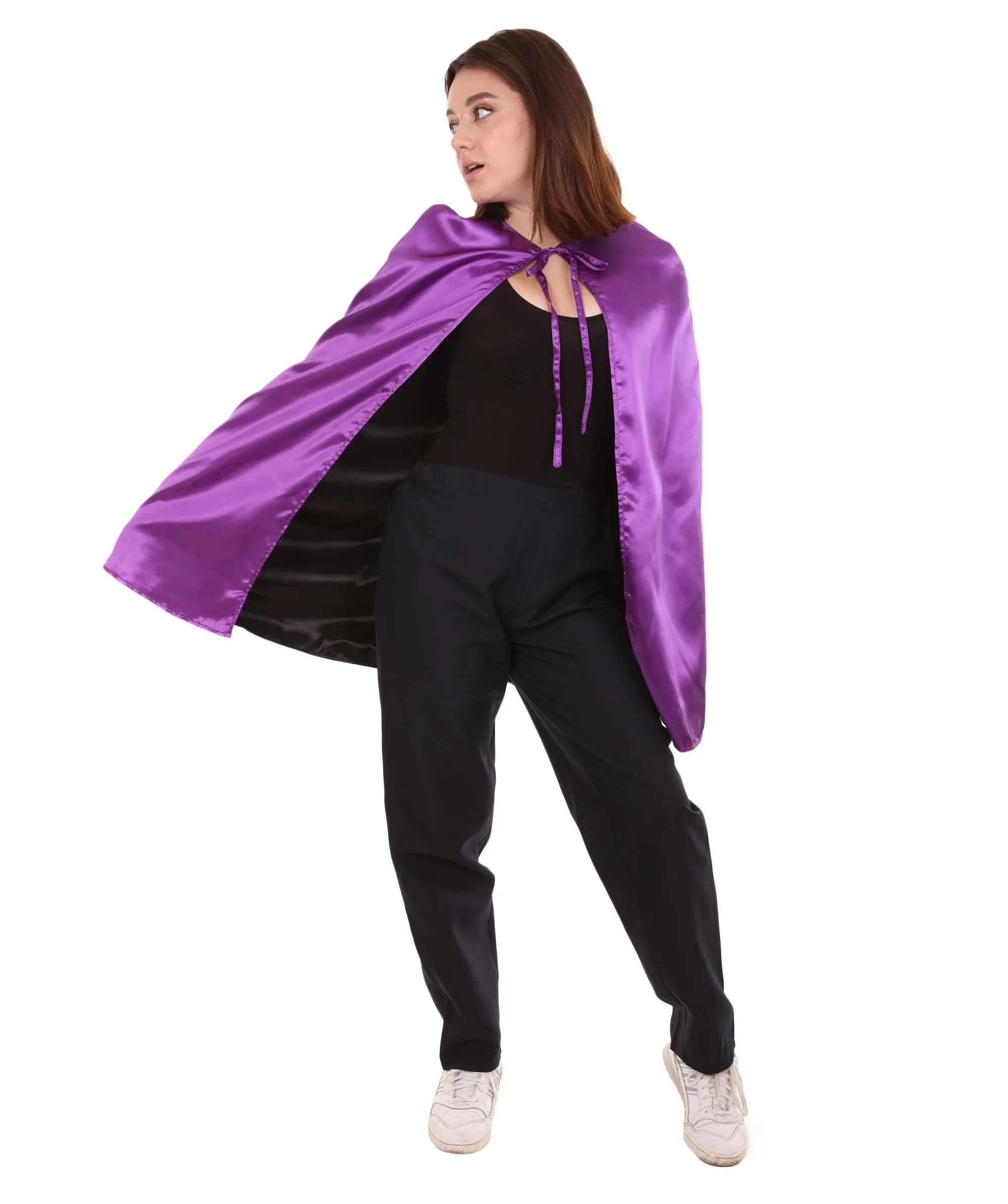 Adult Women's Reversible Vampire Cape Costume | Multiple Color Option Halloween Costume