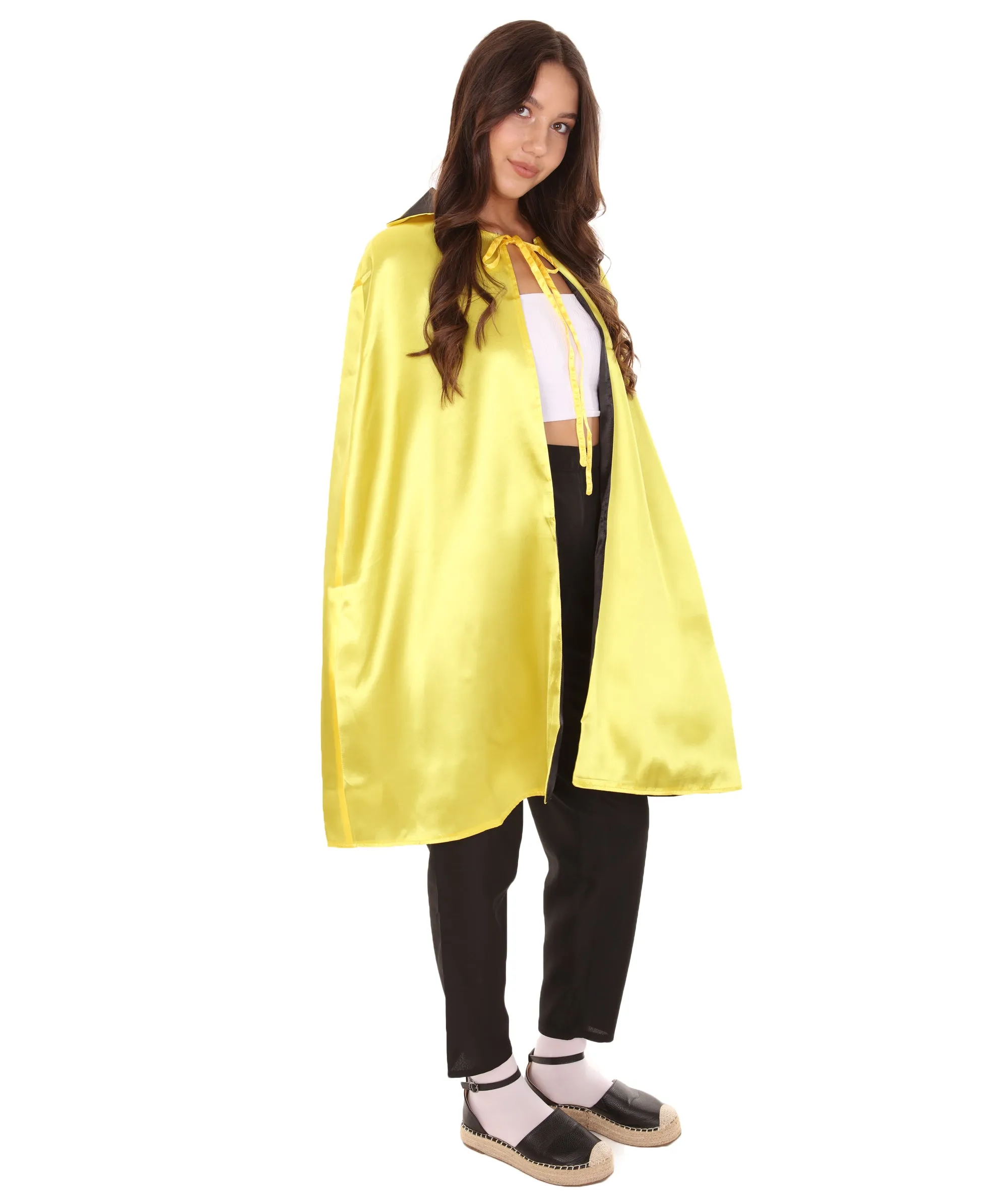 Adult Women's Reversible Vampire Cape Costume | Multiple Color Option Halloween Costume