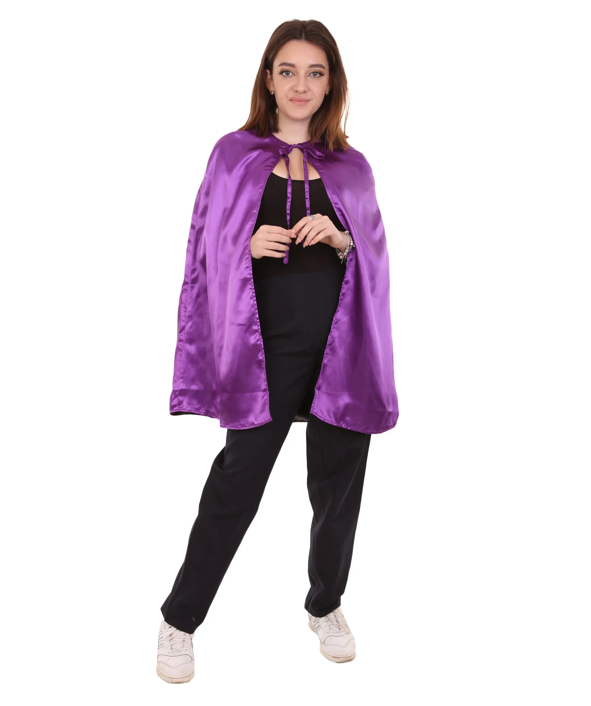 Adult Women's Reversible Vampire Cape Costume | Multiple Color Option Halloween Costume