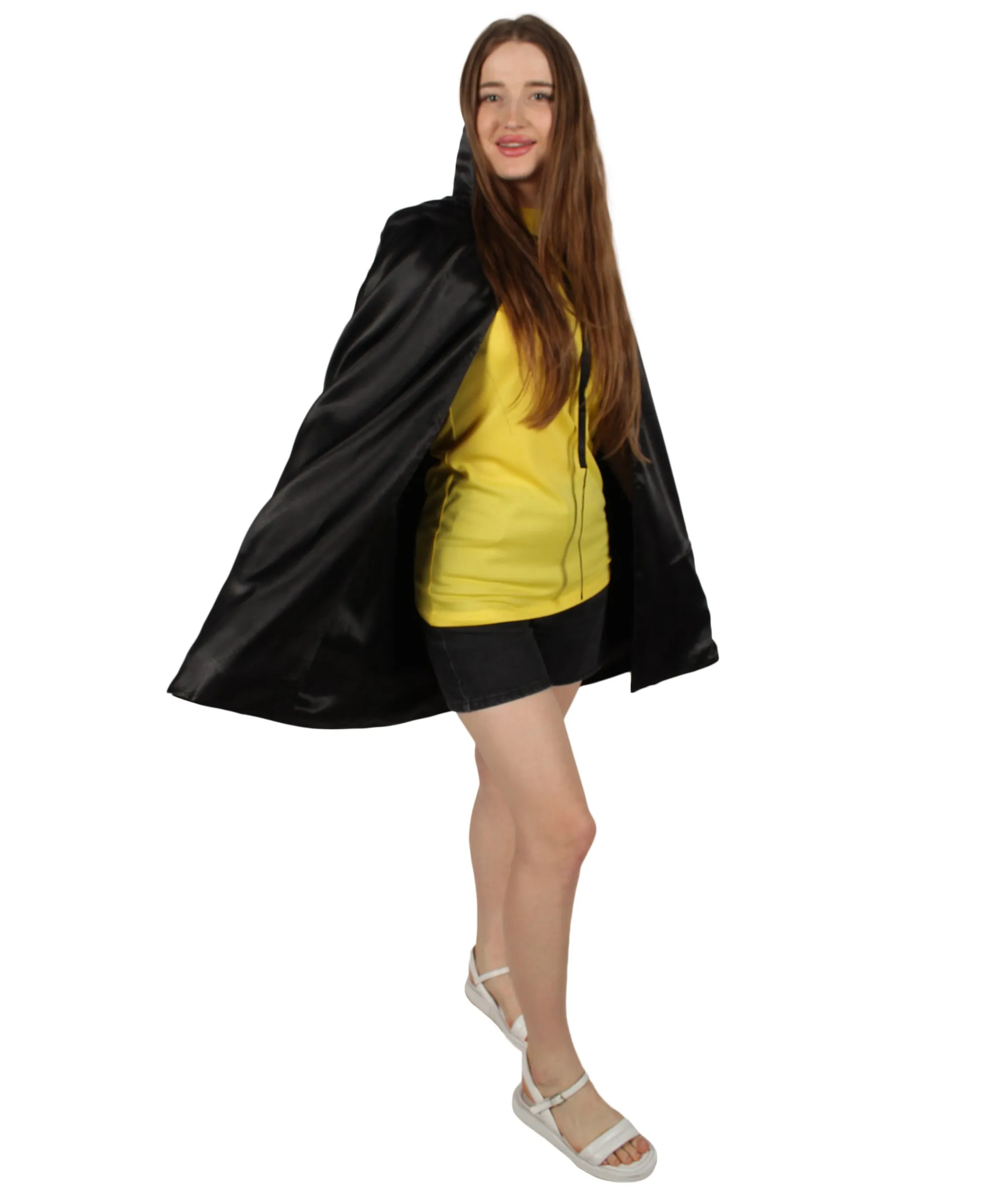 Adult Women's Reversible Vampire Cape Costume | Multiple Color Option Halloween Costume