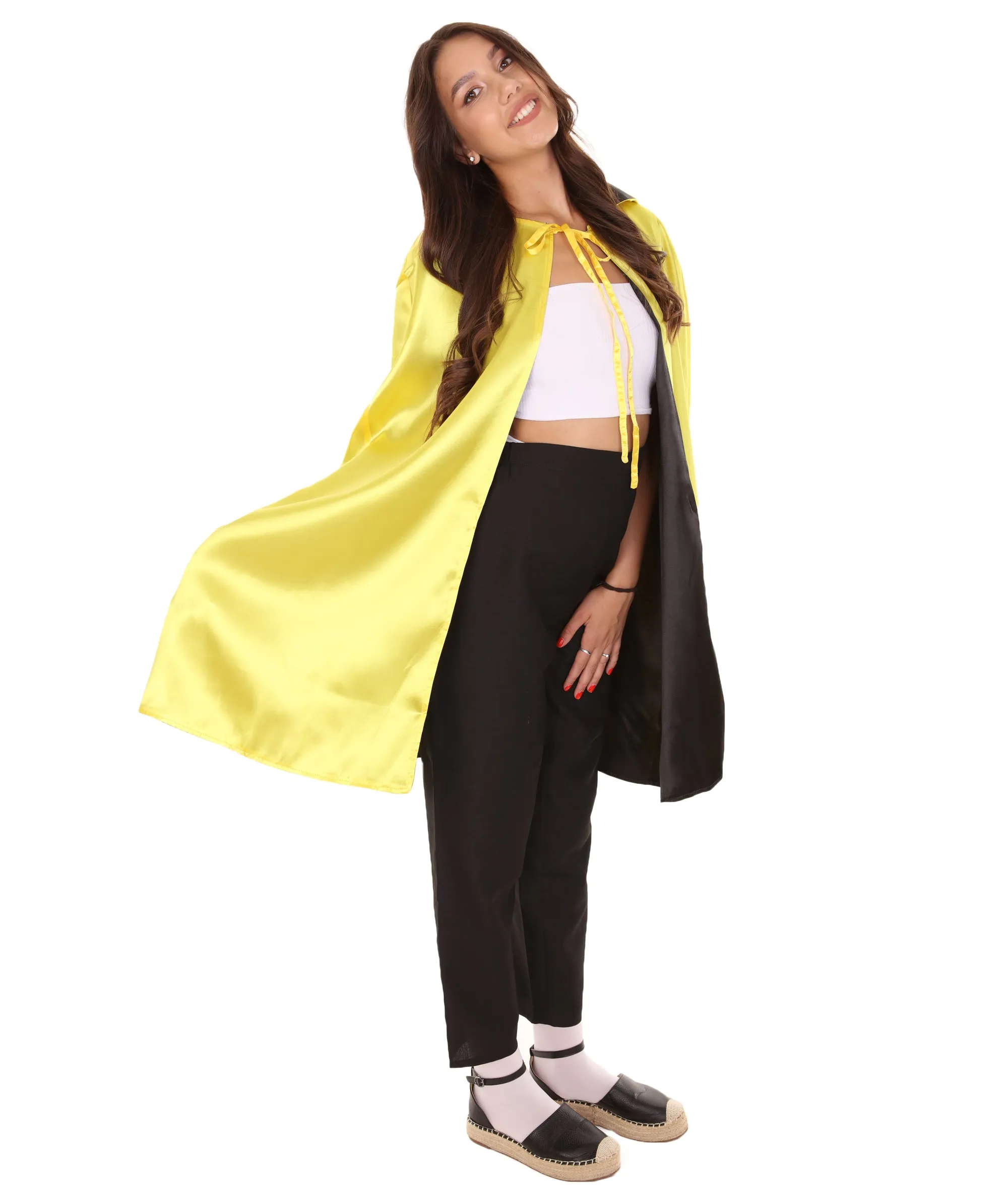 Adult Women's Reversible Vampire Cape Costume | Multiple Color Option Halloween Costume