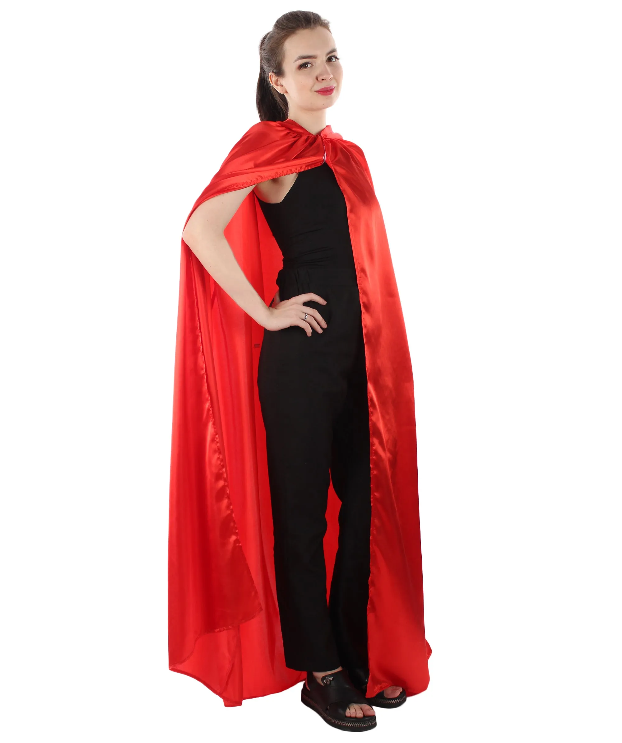 Adult Women's Reversible Vampire Cape Costume | Multiple Color Option Halloween Costume