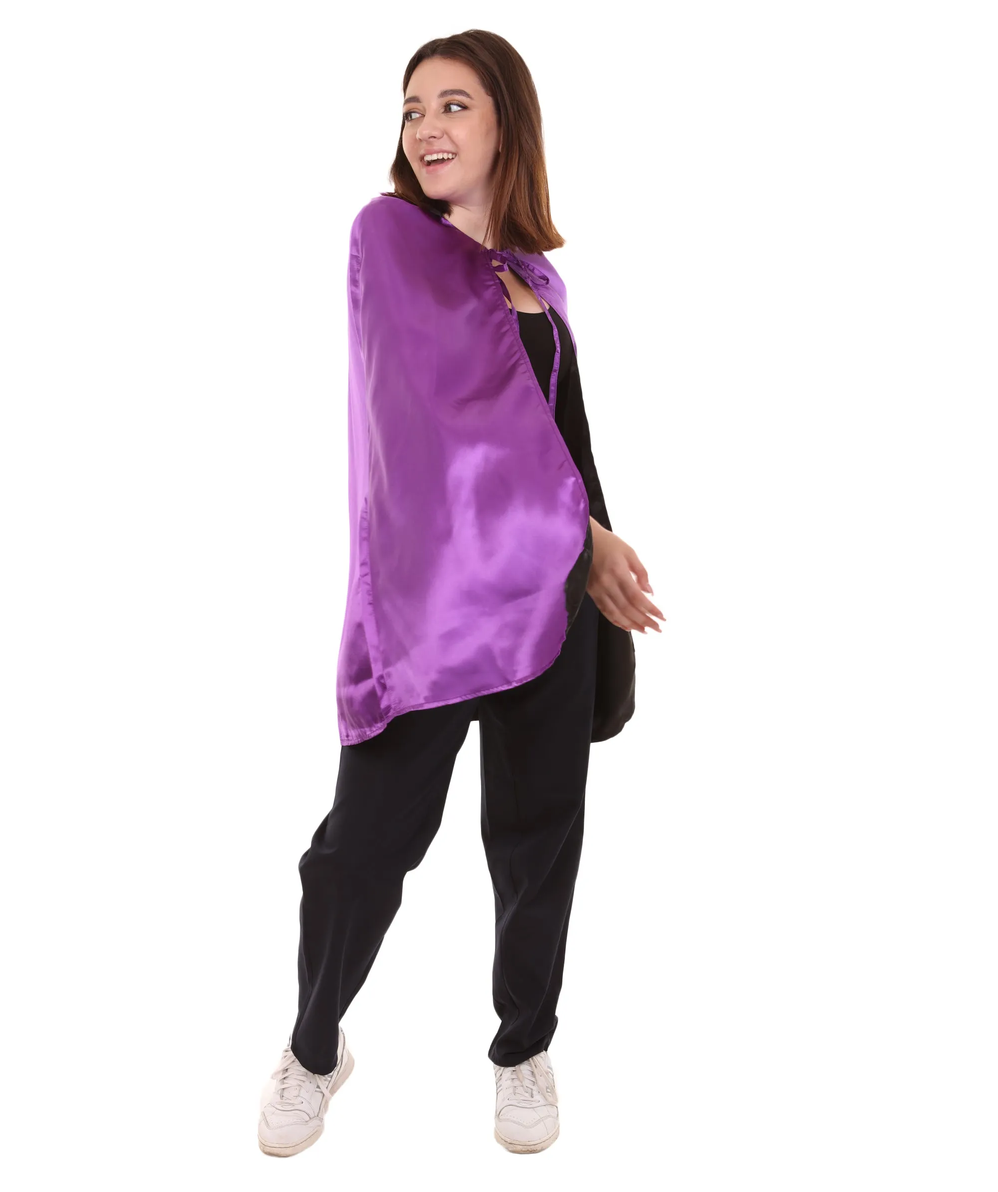 Adult Women's Reversible Vampire Cape Costume | Multiple Color Option Halloween Costume