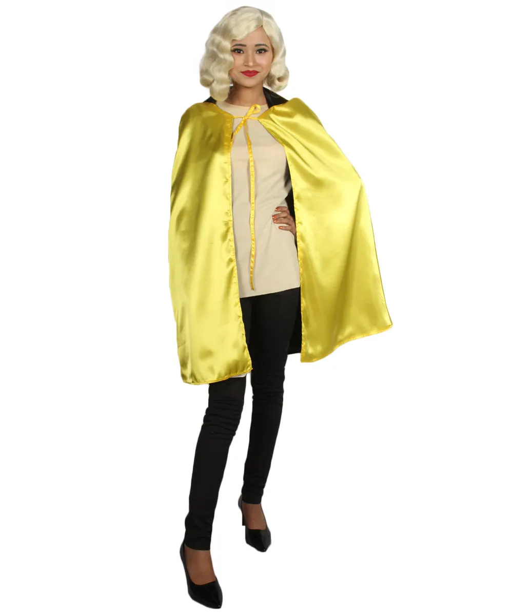 Adult Women's Reversible Vampire Cape Costume | Multiple Color Option Halloween Costume