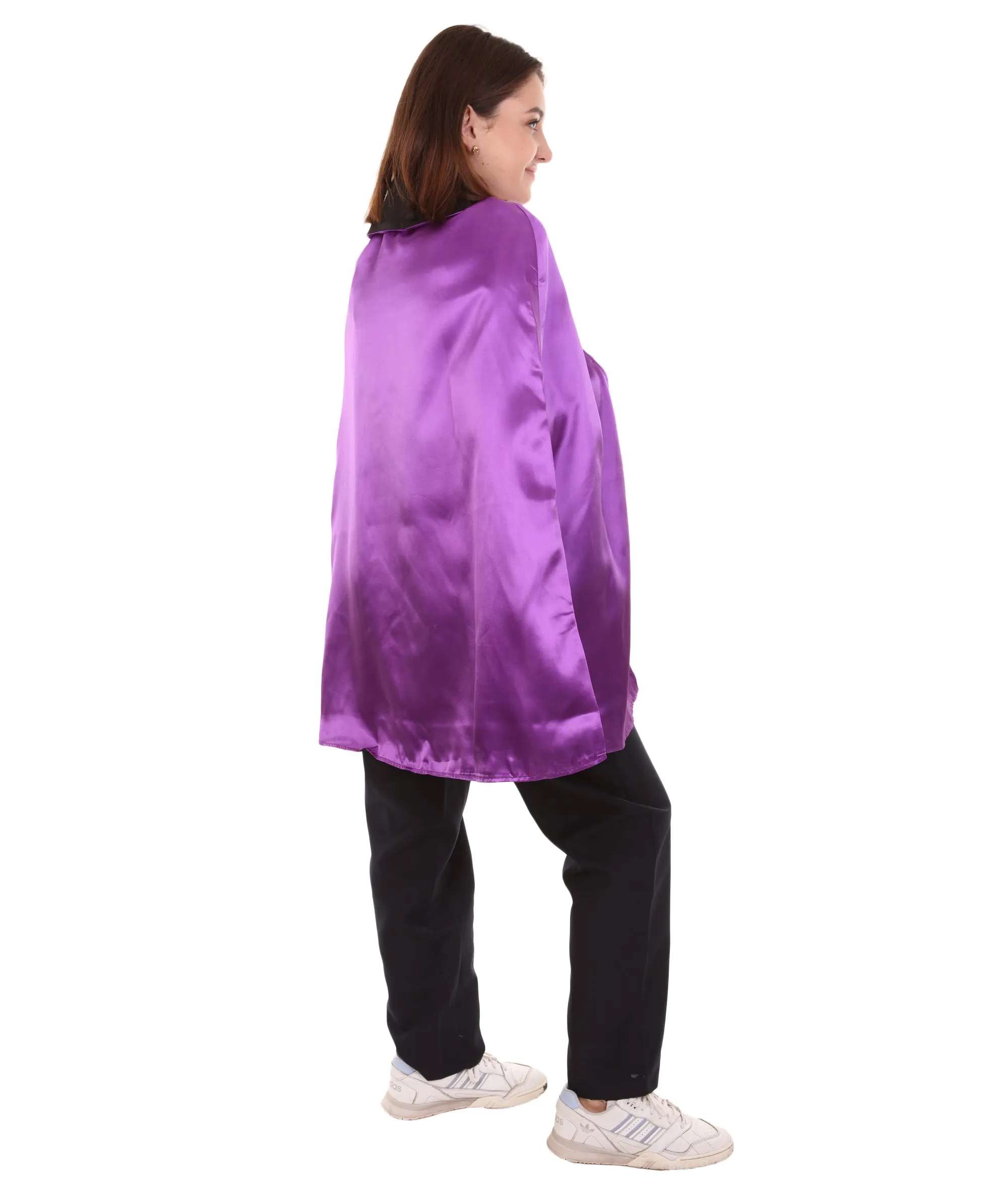 Adult Women's Reversible Vampire Cape Costume | Multiple Color Option Halloween Costume