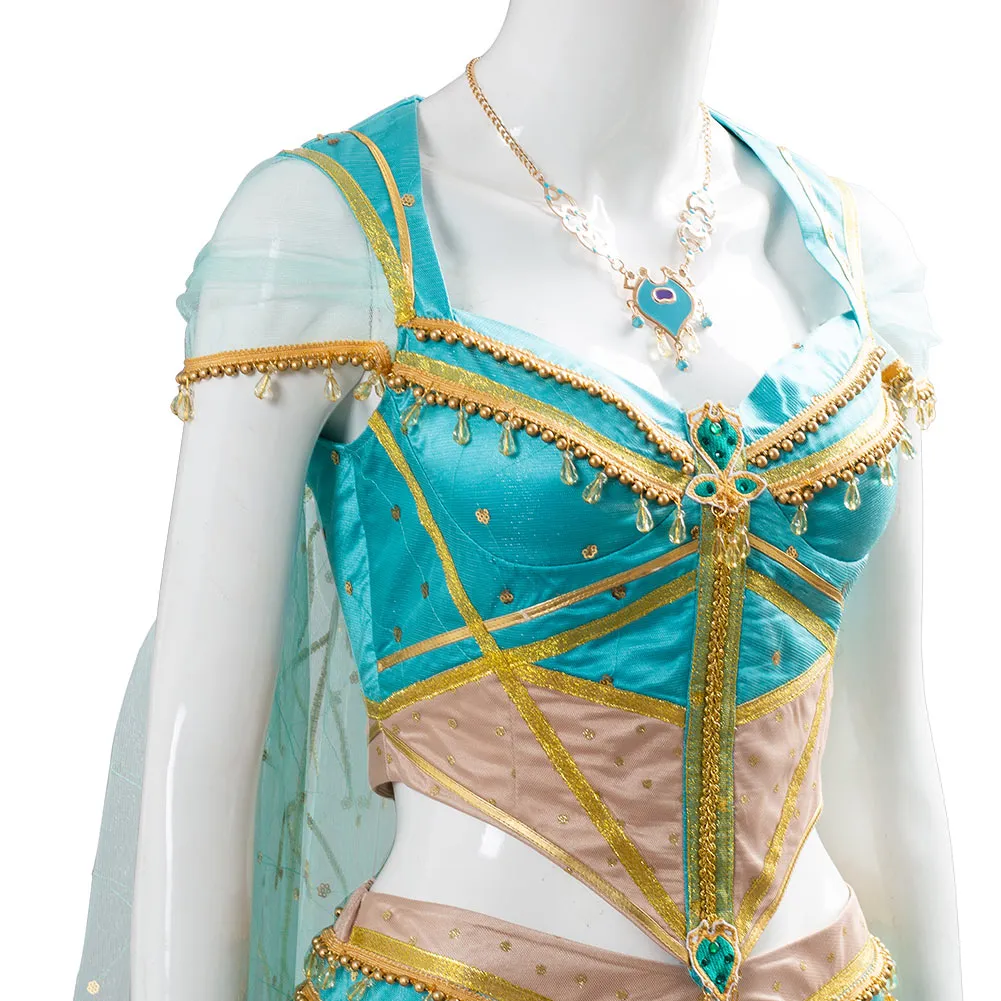 Aladdin Princesse Jasmine Costume Couronne Cosplay Costume