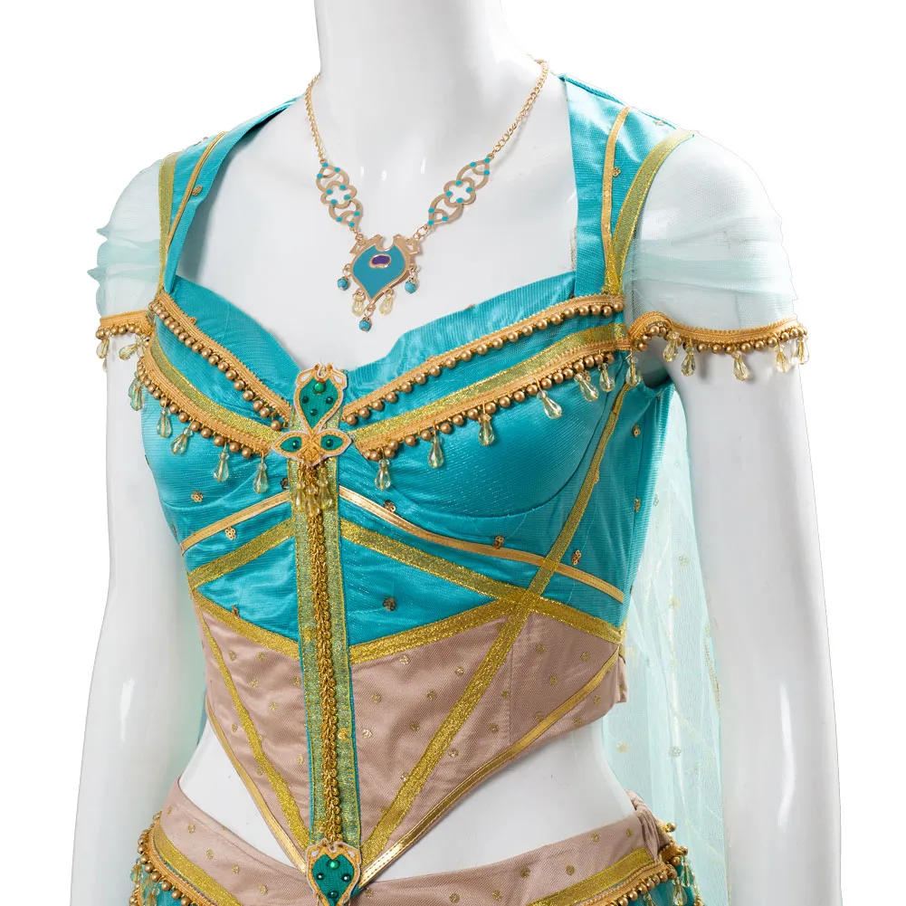 Aladdin Princesse Jasmine Costume Couronne Cosplay Costume