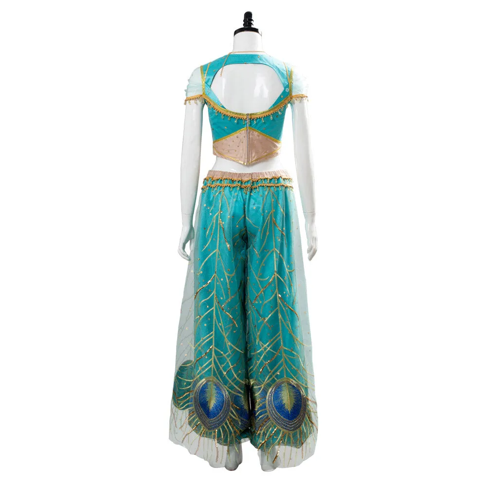 Aladdin Princesse Jasmine Costume Couronne Cosplay Costume