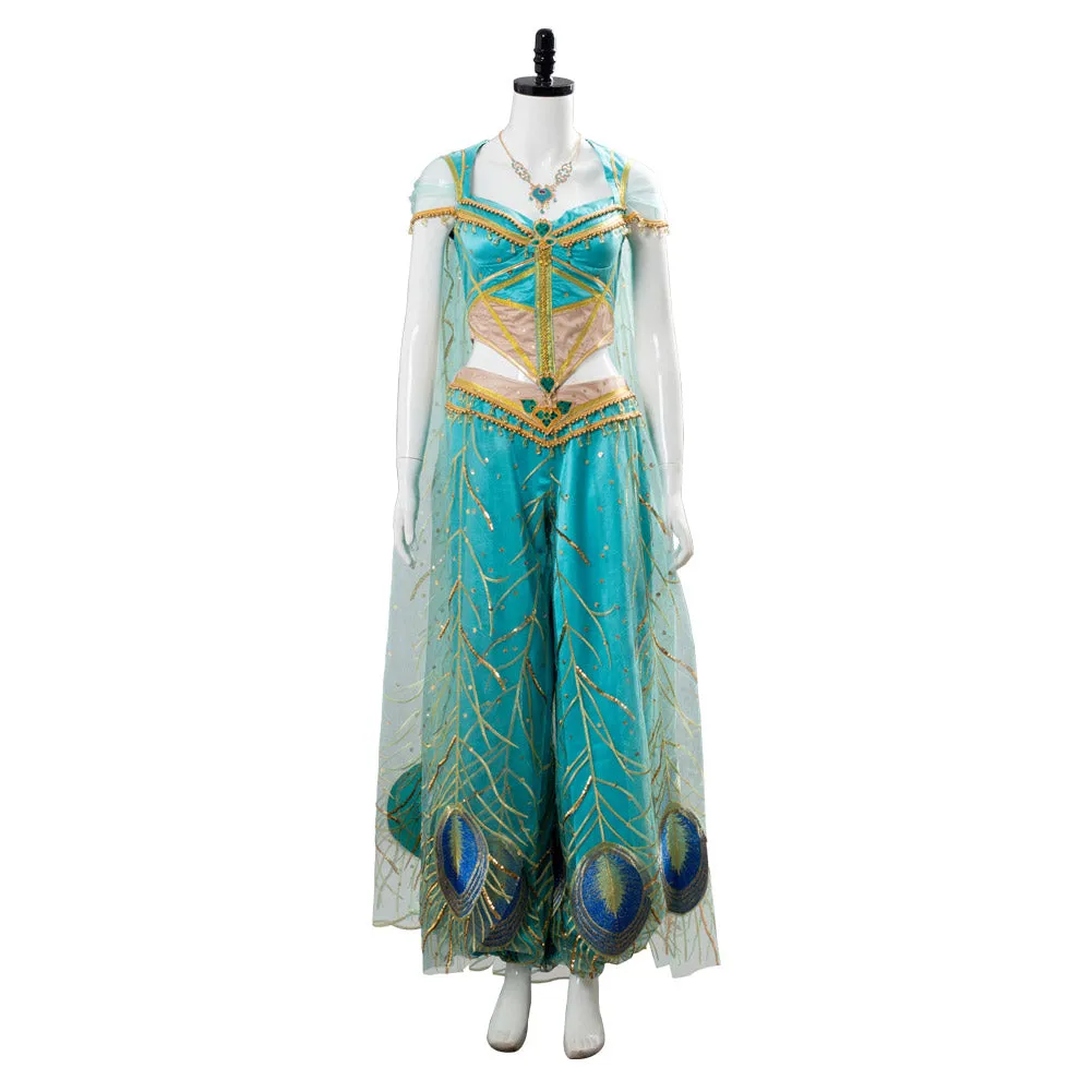 Aladdin Princesse Jasmine Costume Couronne Cosplay Costume