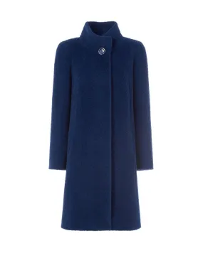 Alpaca Wool Stand Collar Coat