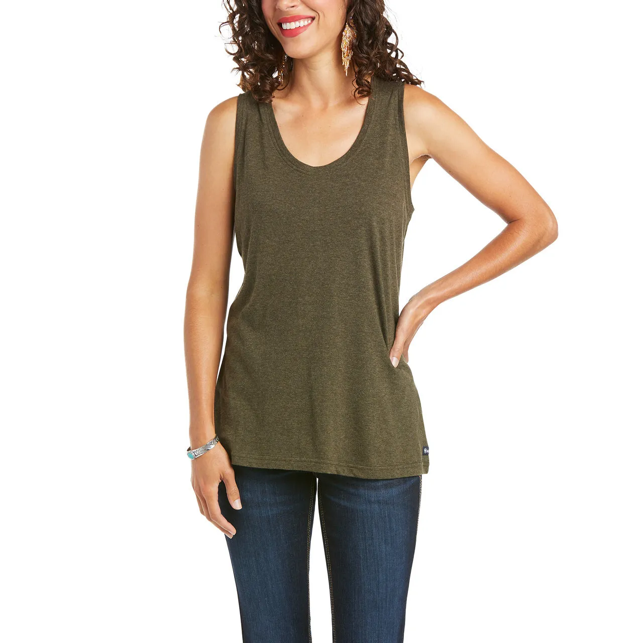 Ariat Ladies Element Relic Heather Tank Top Shirt 10035209