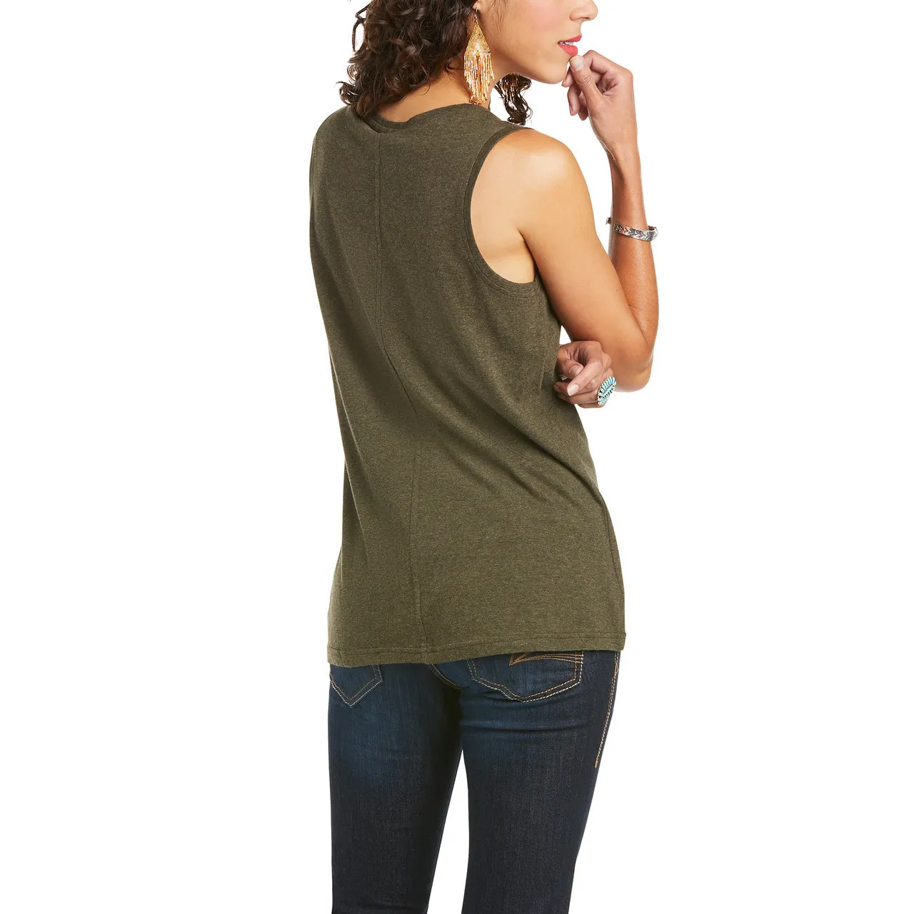 Ariat Ladies Element Relic Heather Tank Top Shirt 10035209