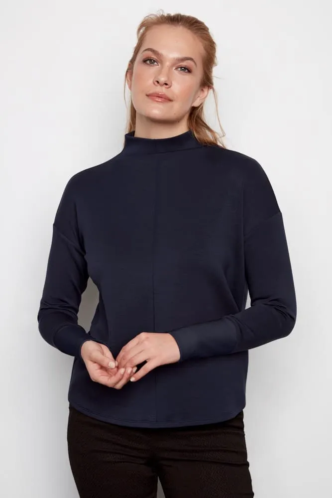 Arya Butter Turtleneck - Navy