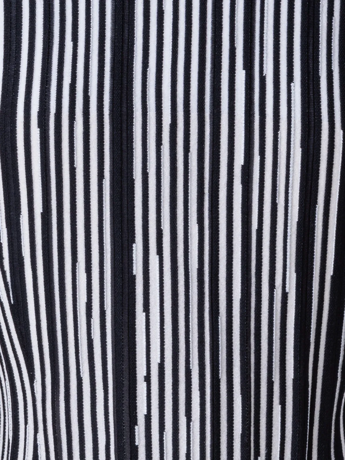 Asagao Striped Top in Silk Wool Blend