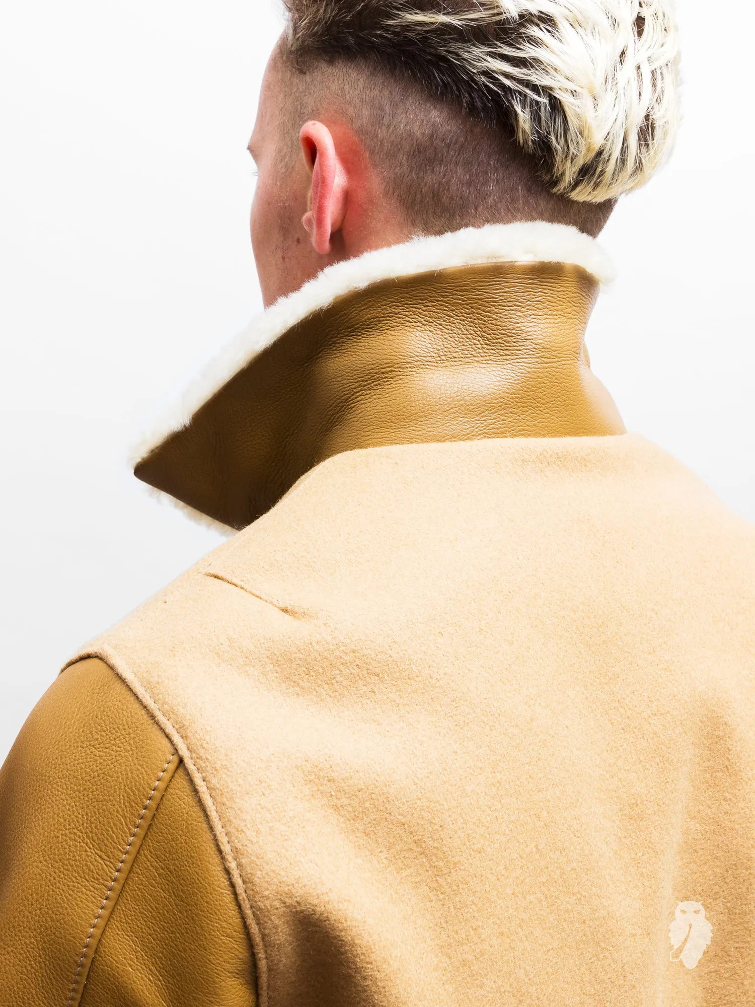 Aviator Jacket in Camel