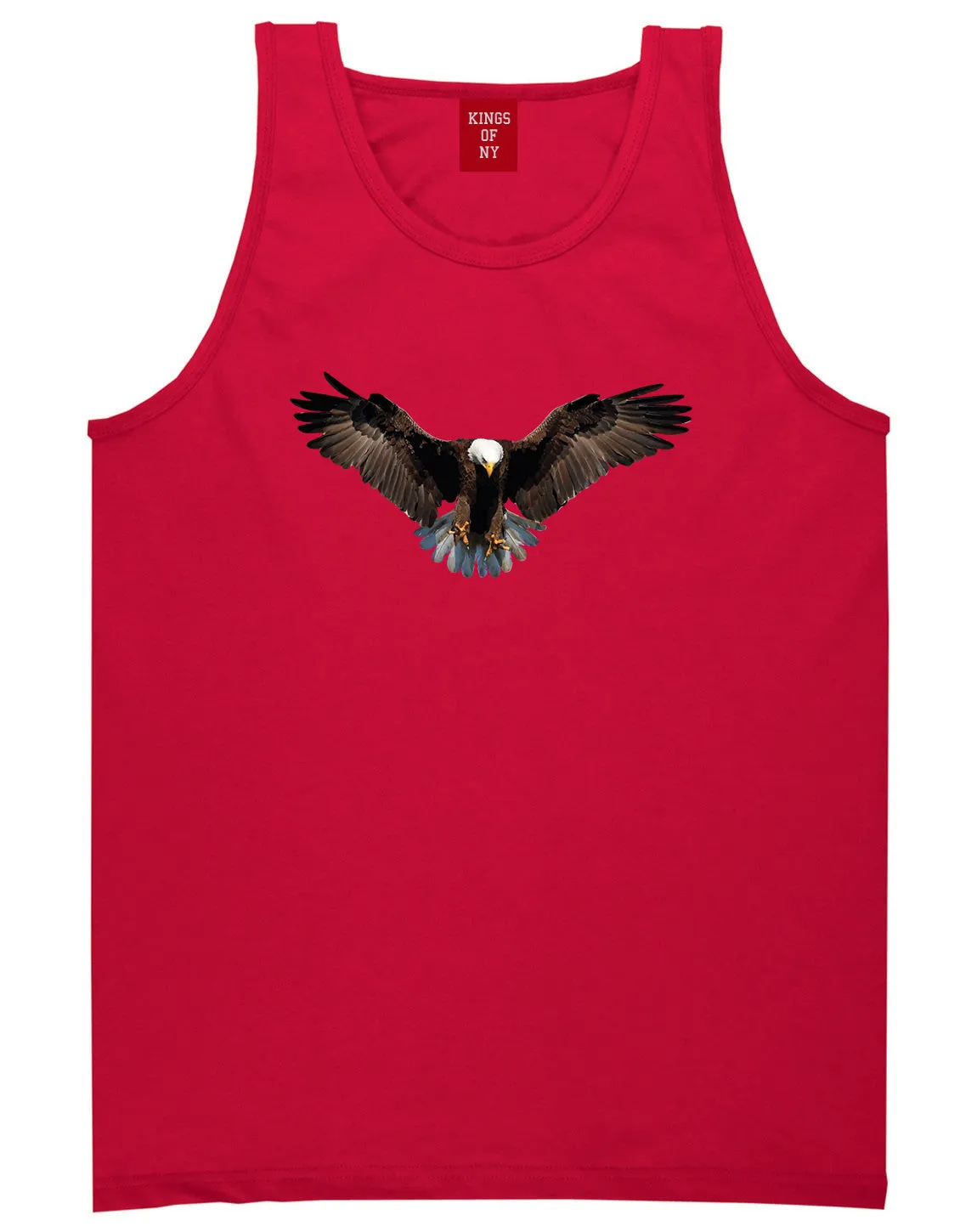 Bald Eagle Wings Spread Mens Tank Top Shirt