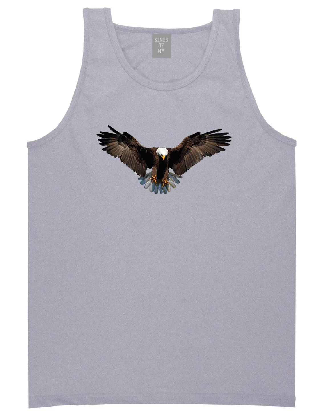 Bald Eagle Wings Spread Mens Tank Top Shirt