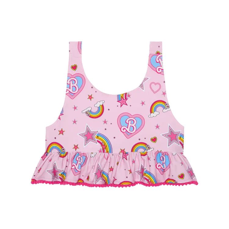 Barbie Star Power - Ruffled Two Piece Tankini Set