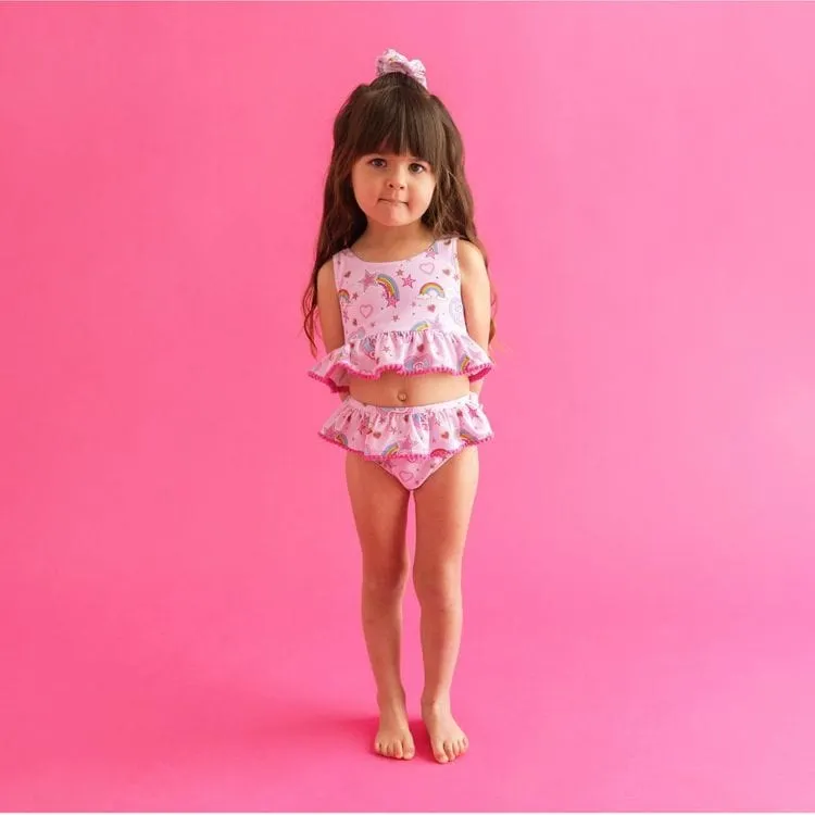 Barbie Star Power - Ruffled Two Piece Tankini Set