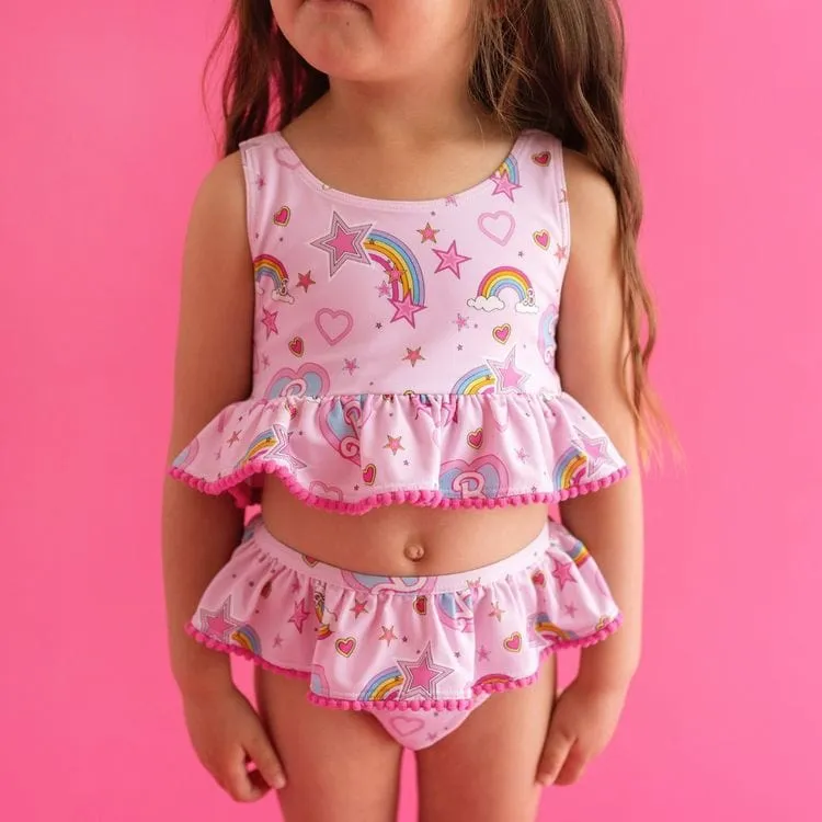 Barbie Star Power - Ruffled Two Piece Tankini Set