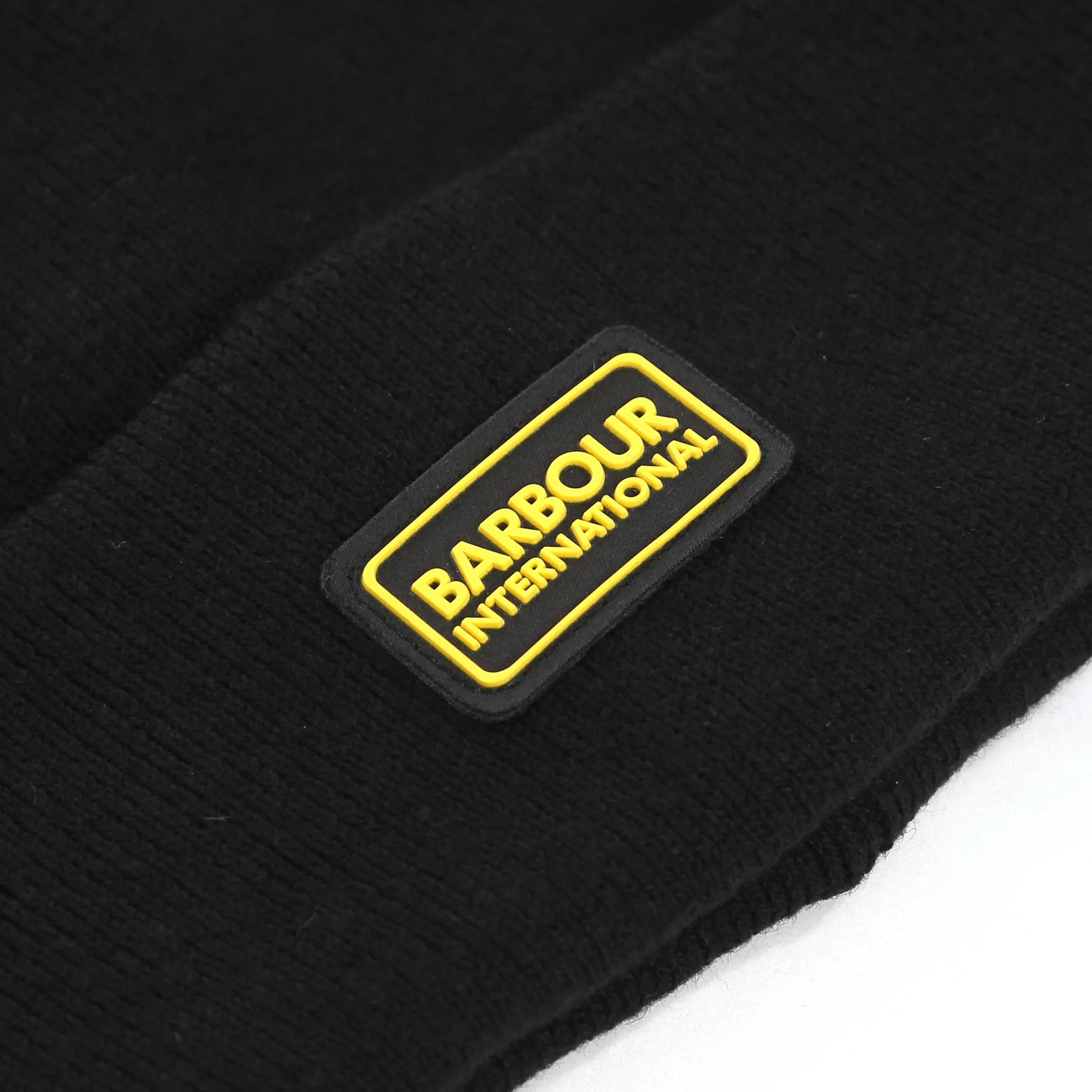 Barbour Sensor Legacy Beanie Hat in Black