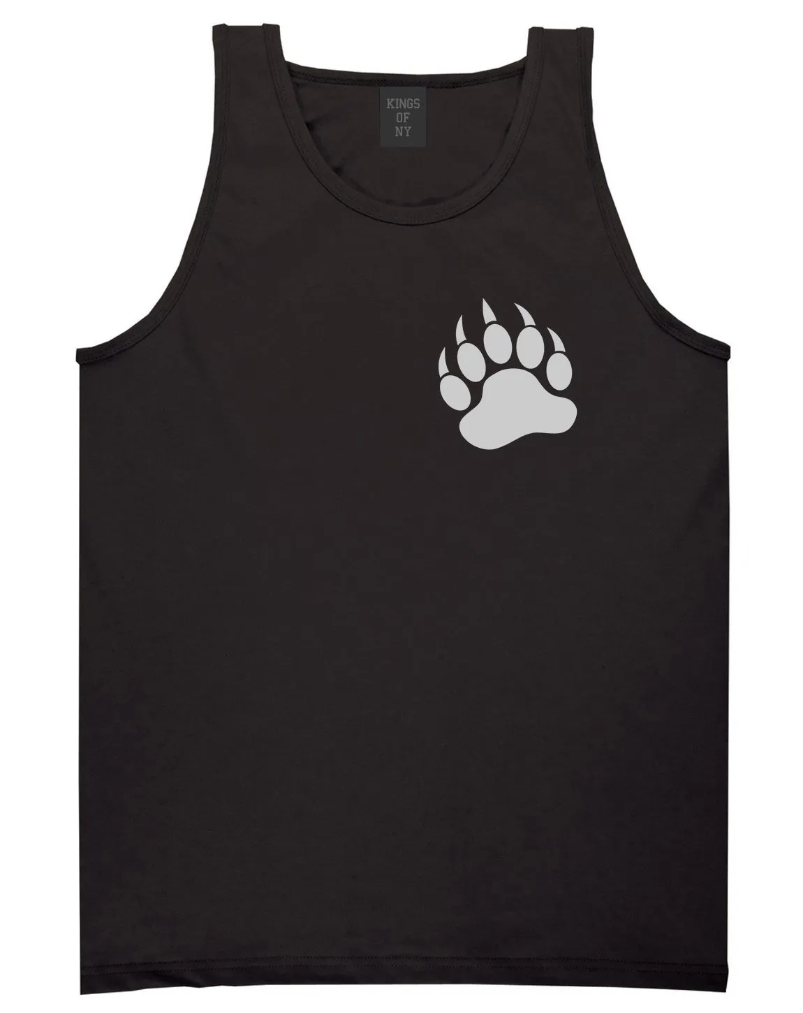 Bear Paws Chest Mens Tank Top Shirt