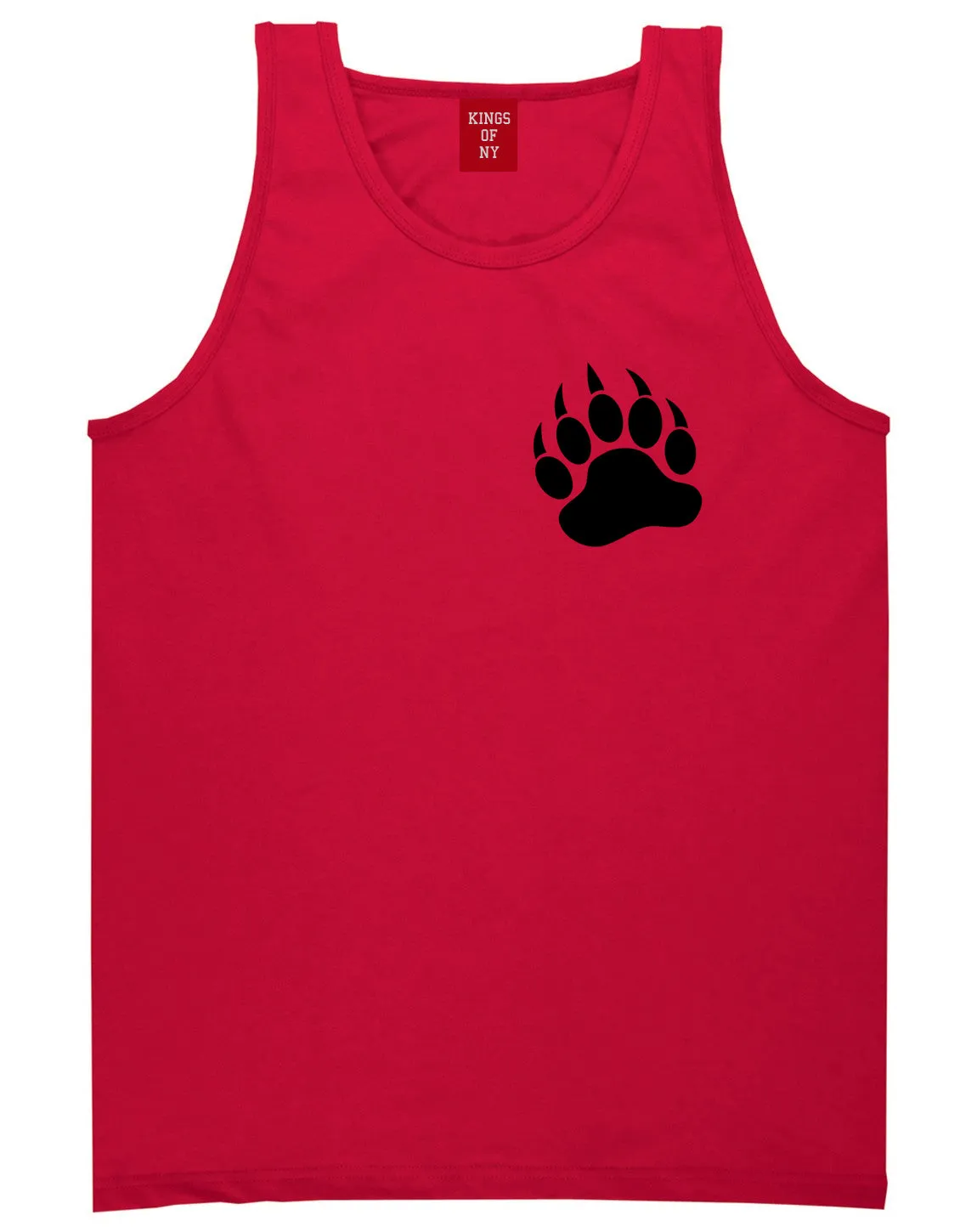 Bear Paws Chest Mens Tank Top Shirt