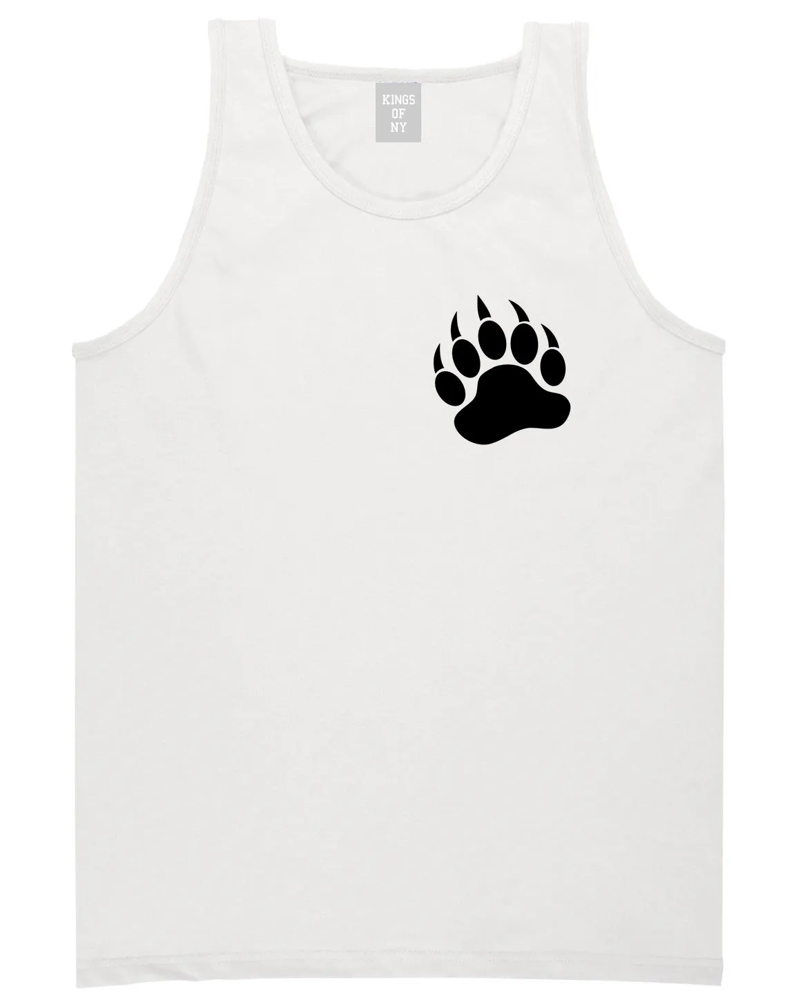 Bear Paws Chest Mens Tank Top Shirt