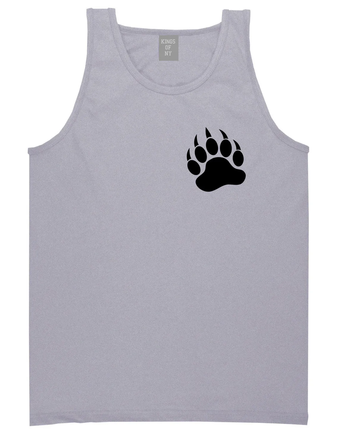 Bear Paws Chest Mens Tank Top Shirt