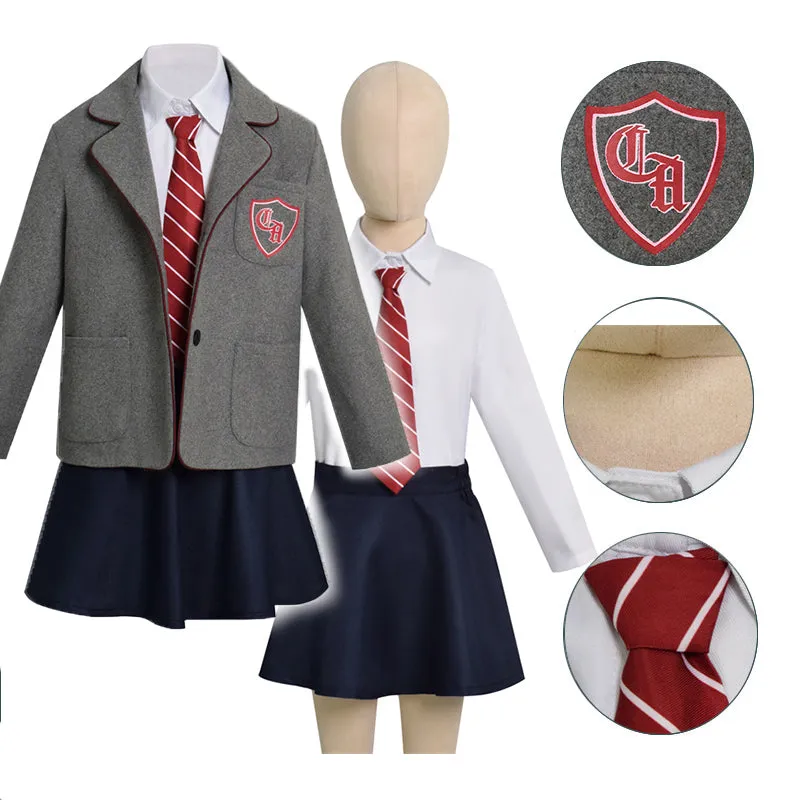 Becostume Roald Dahl's Matilda the Musical Cosplay Costume Kids Alisha Weir School Uniform