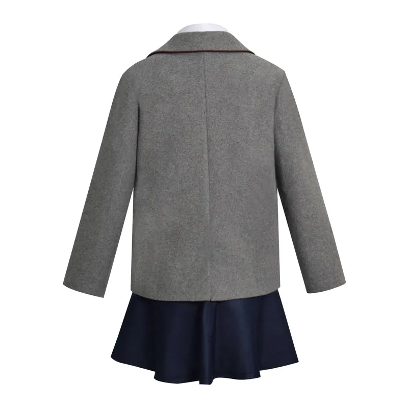 Becostume Roald Dahl's Matilda the Musical Cosplay Costume Kids Alisha Weir School Uniform