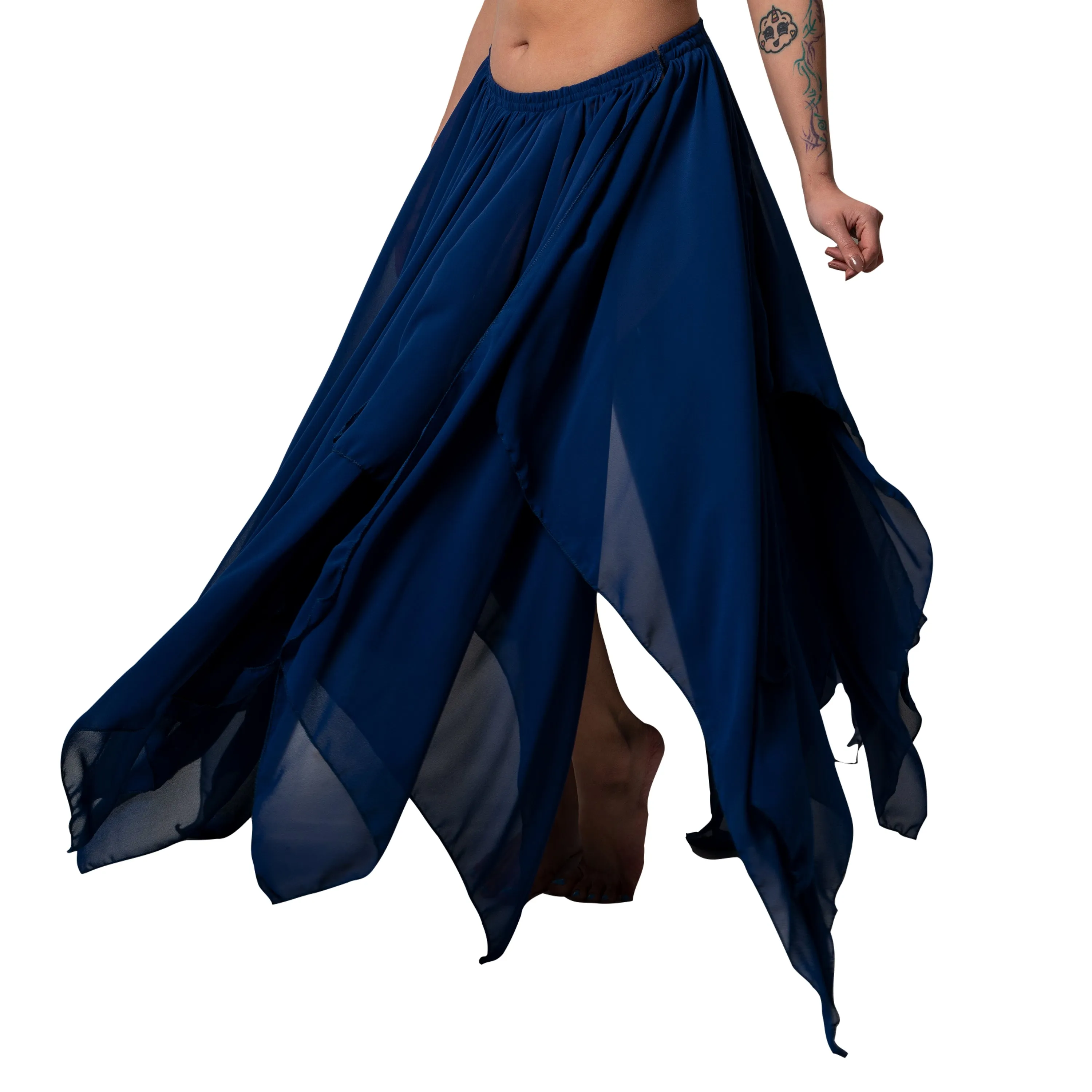 Belly Dance 13 Panel Chiffon Skirt