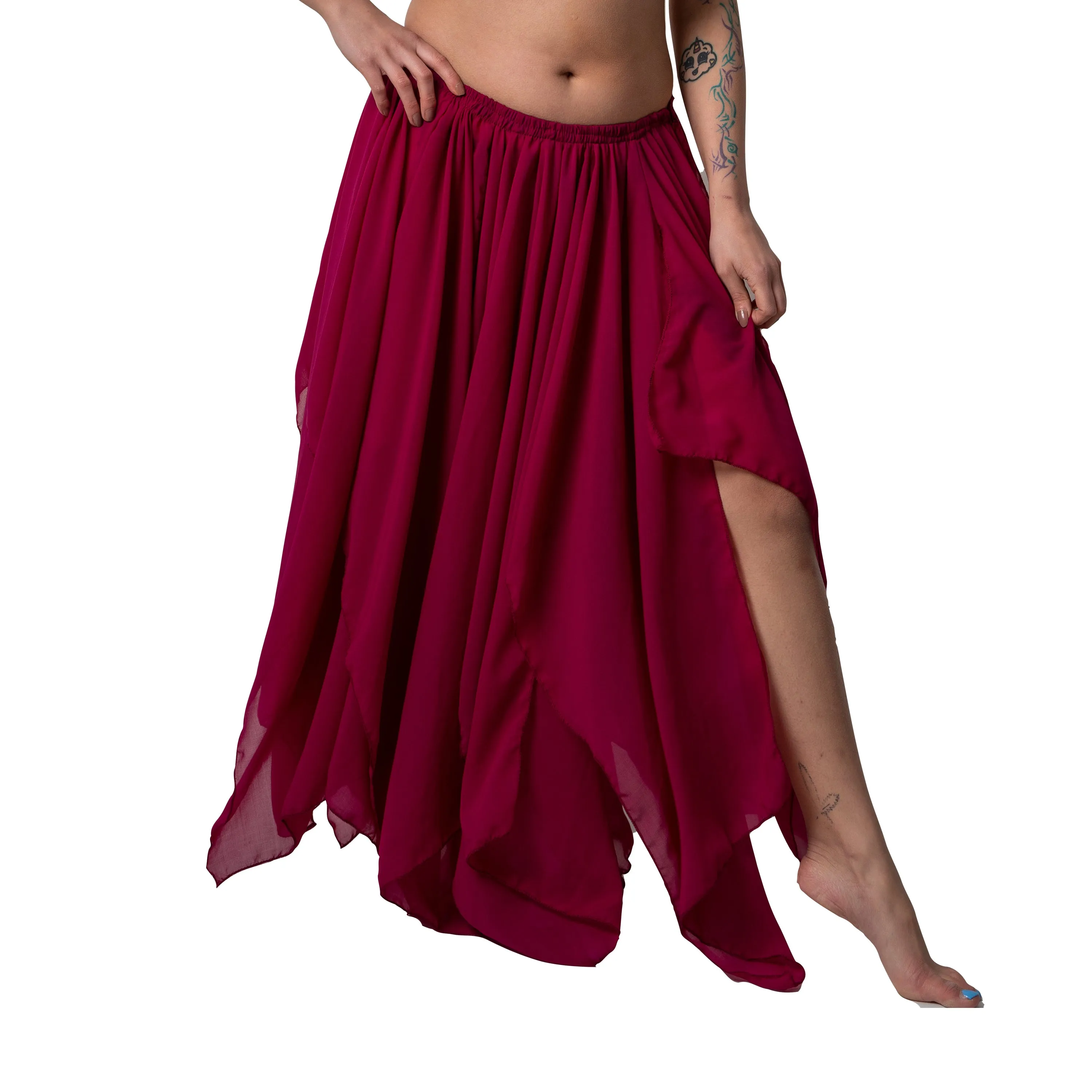 Belly Dance 13 Panel Chiffon Skirt