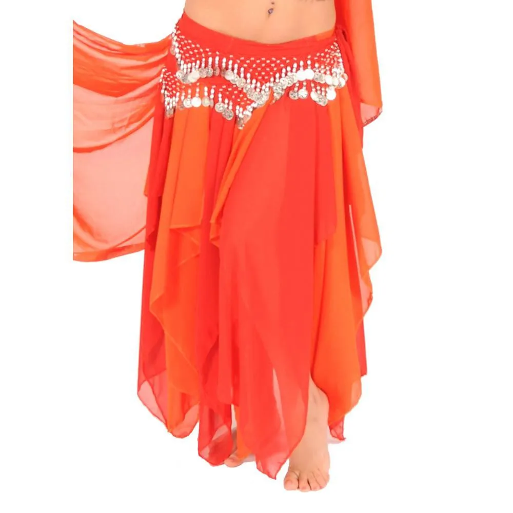 Belly Dance 13 Panel Chiffon Skirt