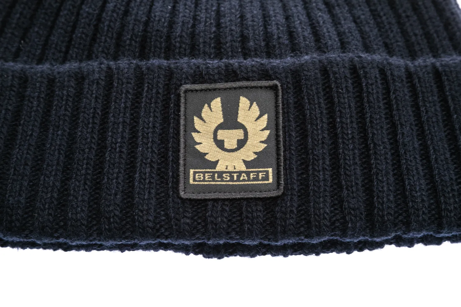 Belstaff Watch Beanie in Dark Navy