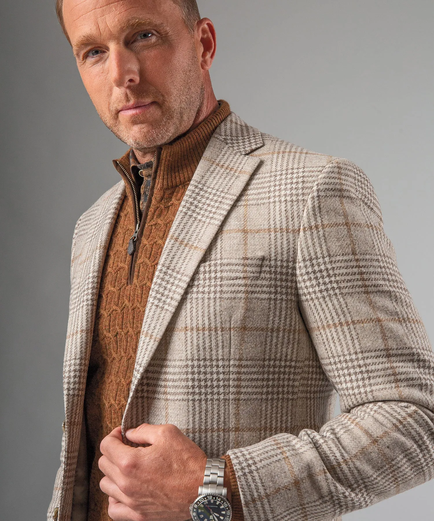 Blanket Plaid Sport Coat