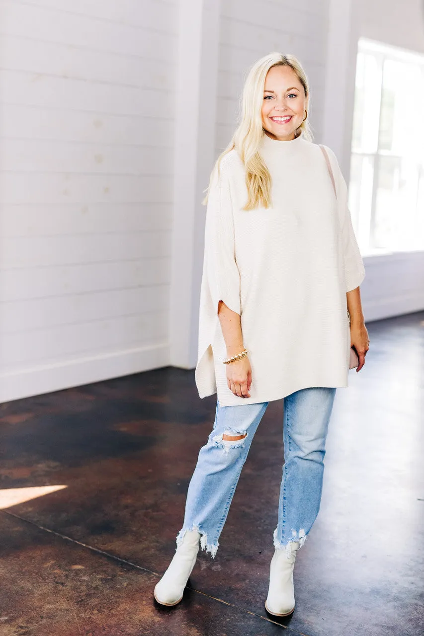 Boho Ecru Tunic Top