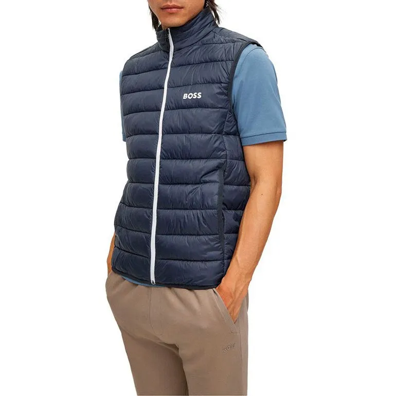 BOSS Water-Repellent Golf Vest - Dark Blue