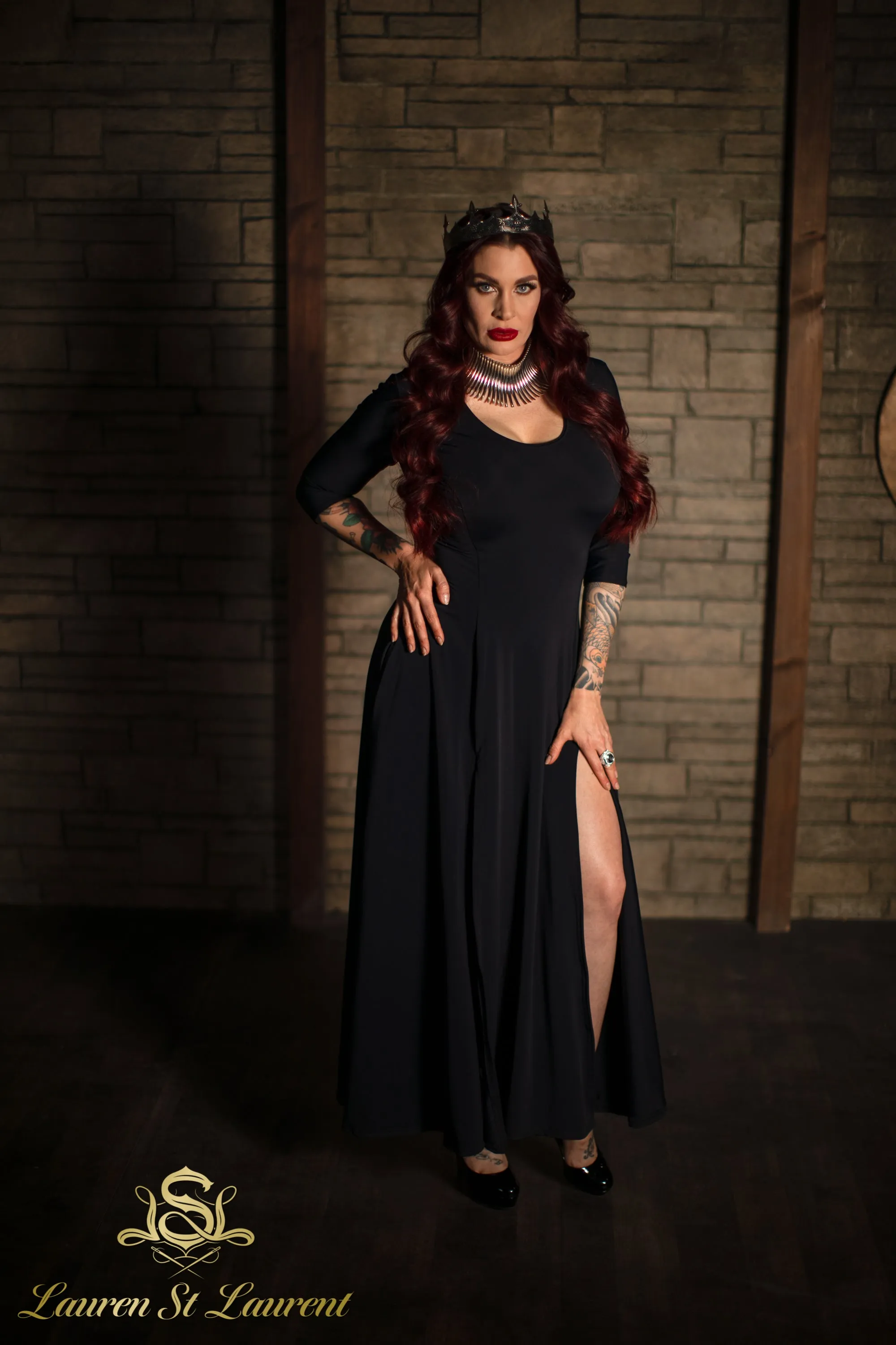 Burned Velvet Seance Maxi Dress