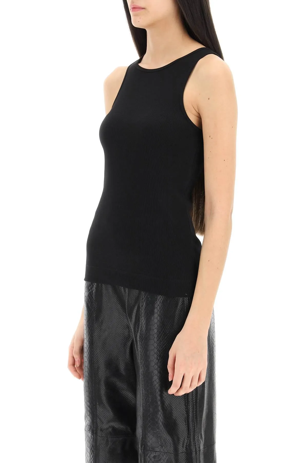 By malene birger ribbed organic cotton tank top